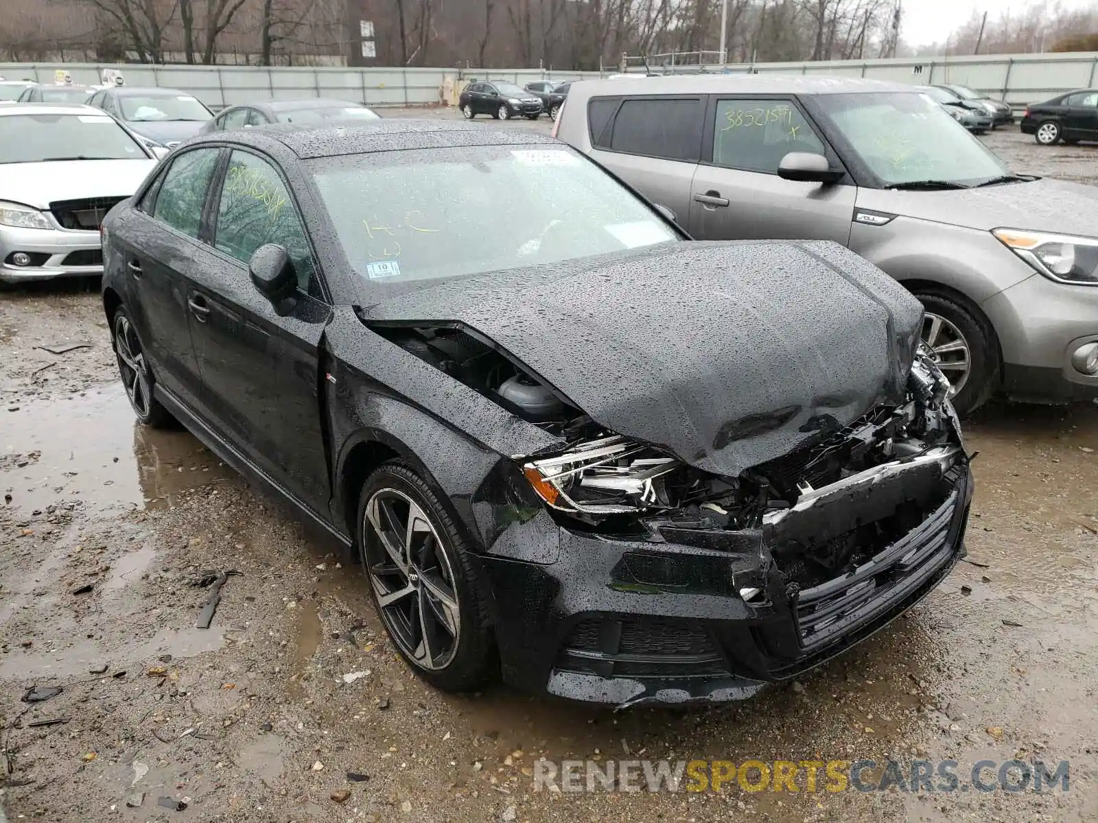 1 Photograph of a damaged car WAUBEGFF8LA086376 AUDI A3 2020