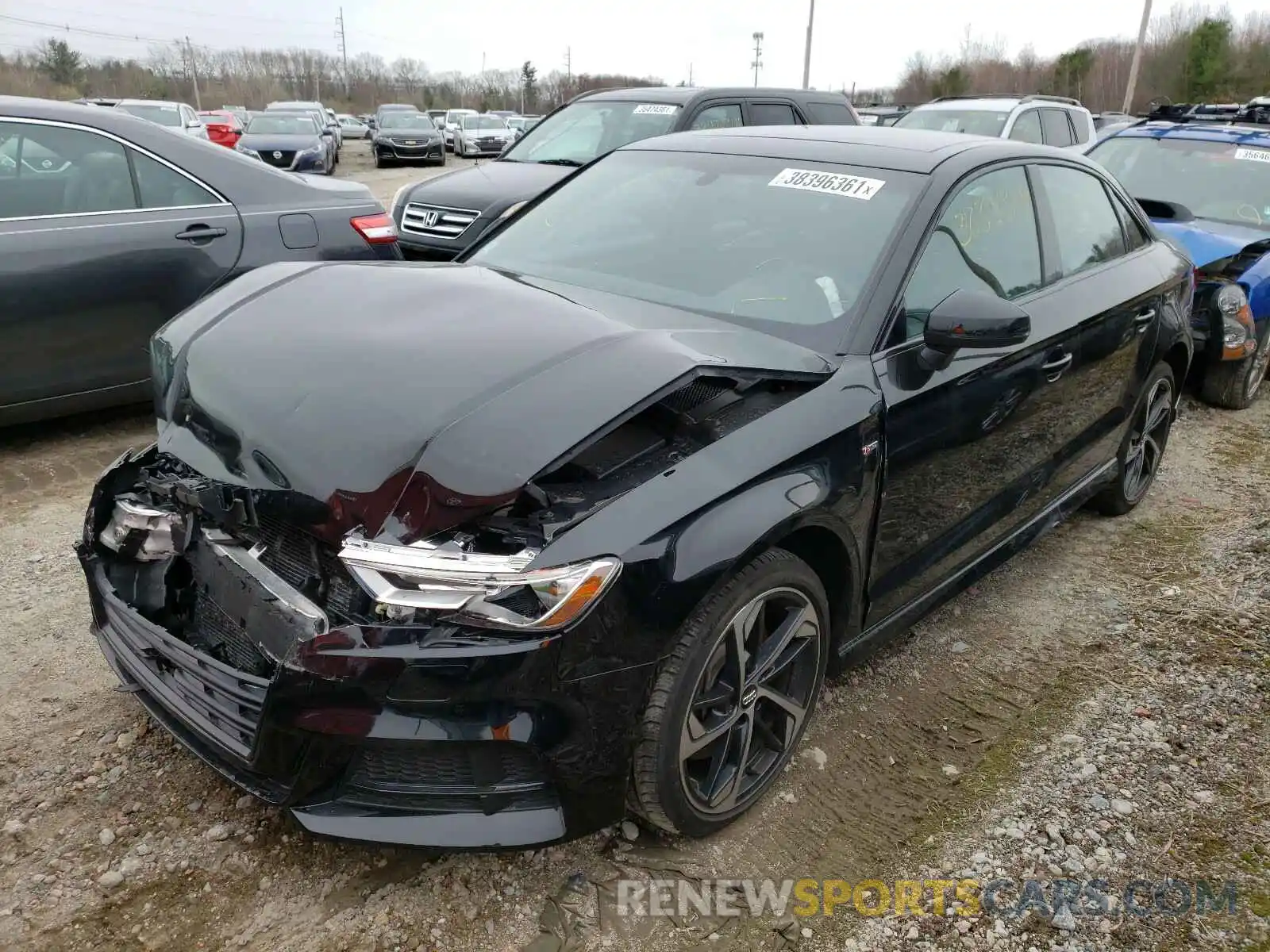 2 Photograph of a damaged car WAUBEGFF8LA086376 AUDI A3 2020