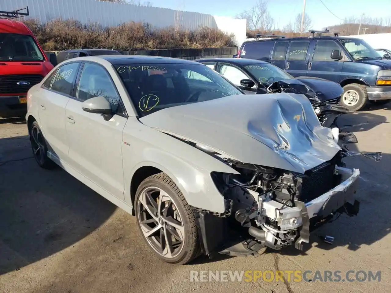 1 Photograph of a damaged car WAUBEGFF8LA105511 AUDI A3 2020