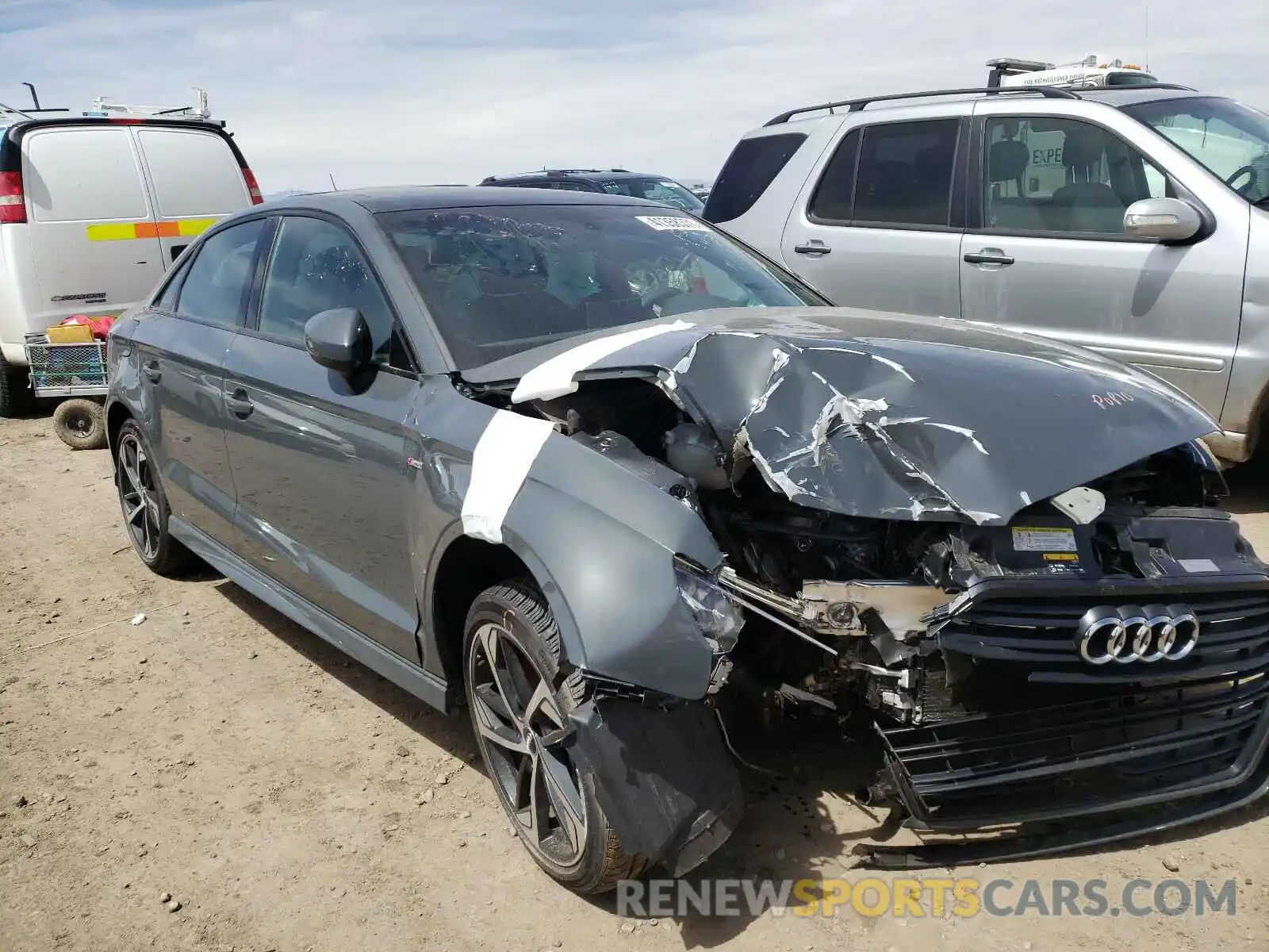 1 Photograph of a damaged car WAUBEGFF9LA039843 AUDI A3 2020