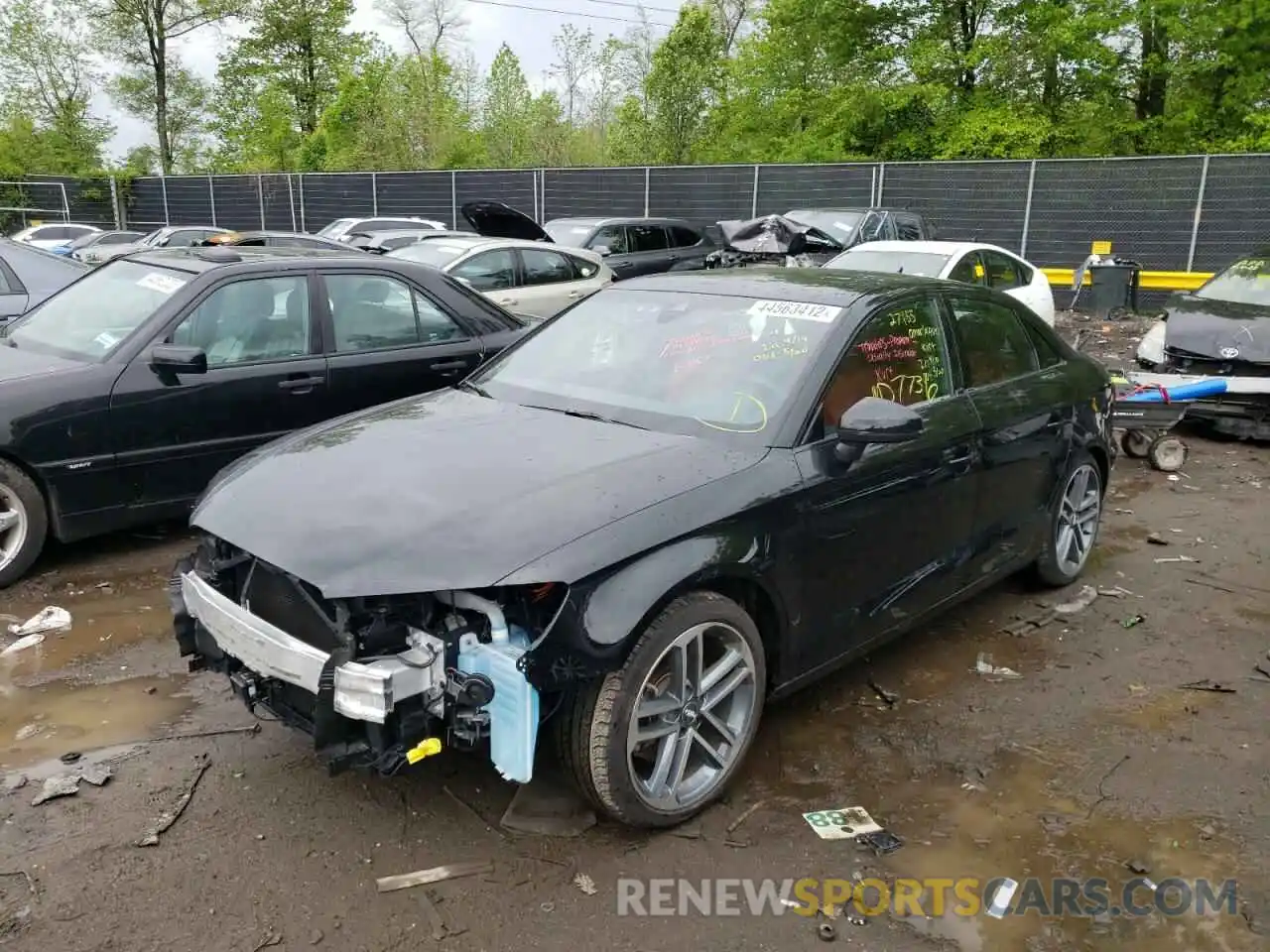 2 Photograph of a damaged car WAUCUGFF1LA104952 AUDI A3 2020