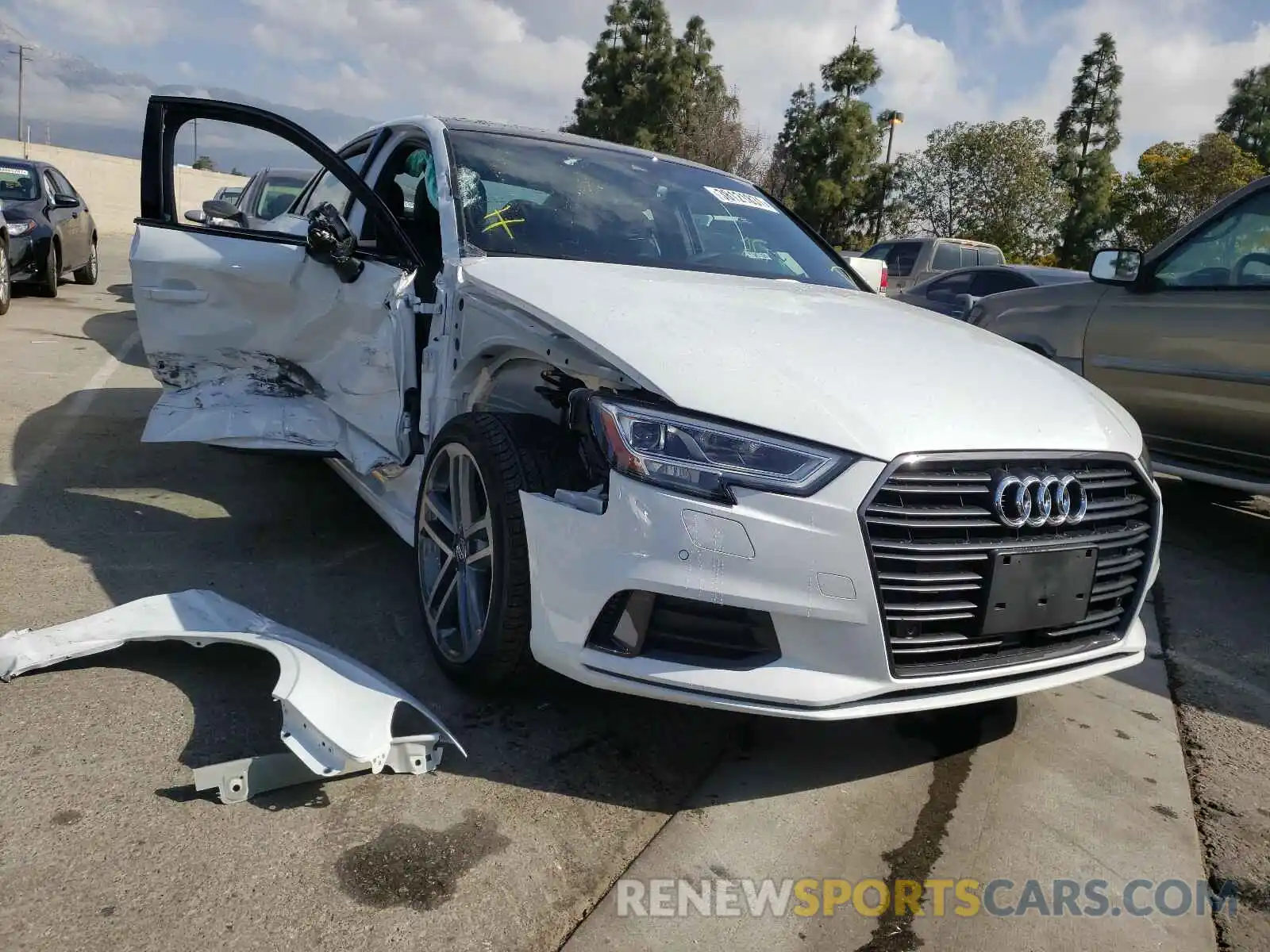 1 Photograph of a damaged car WAUCUGFF7LA105393 AUDI A3 2020