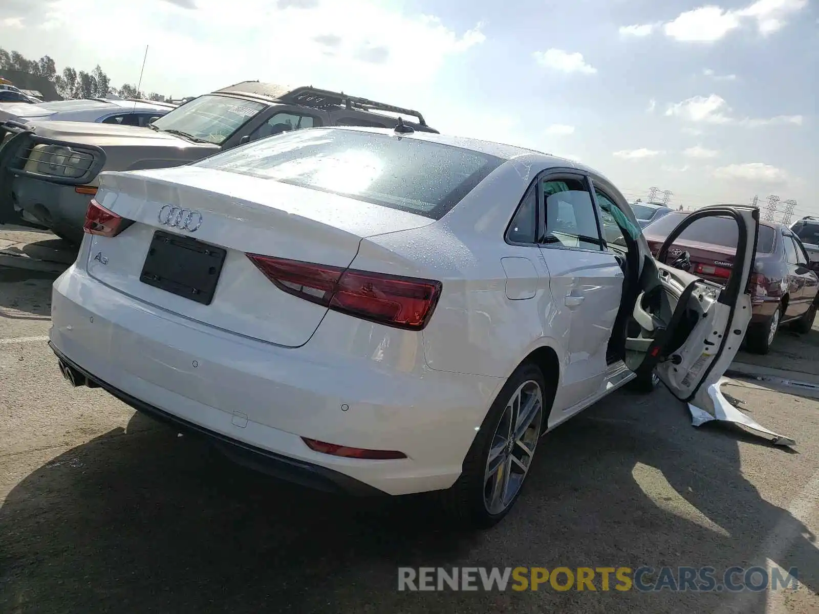 4 Photograph of a damaged car WAUCUGFF7LA105393 AUDI A3 2020