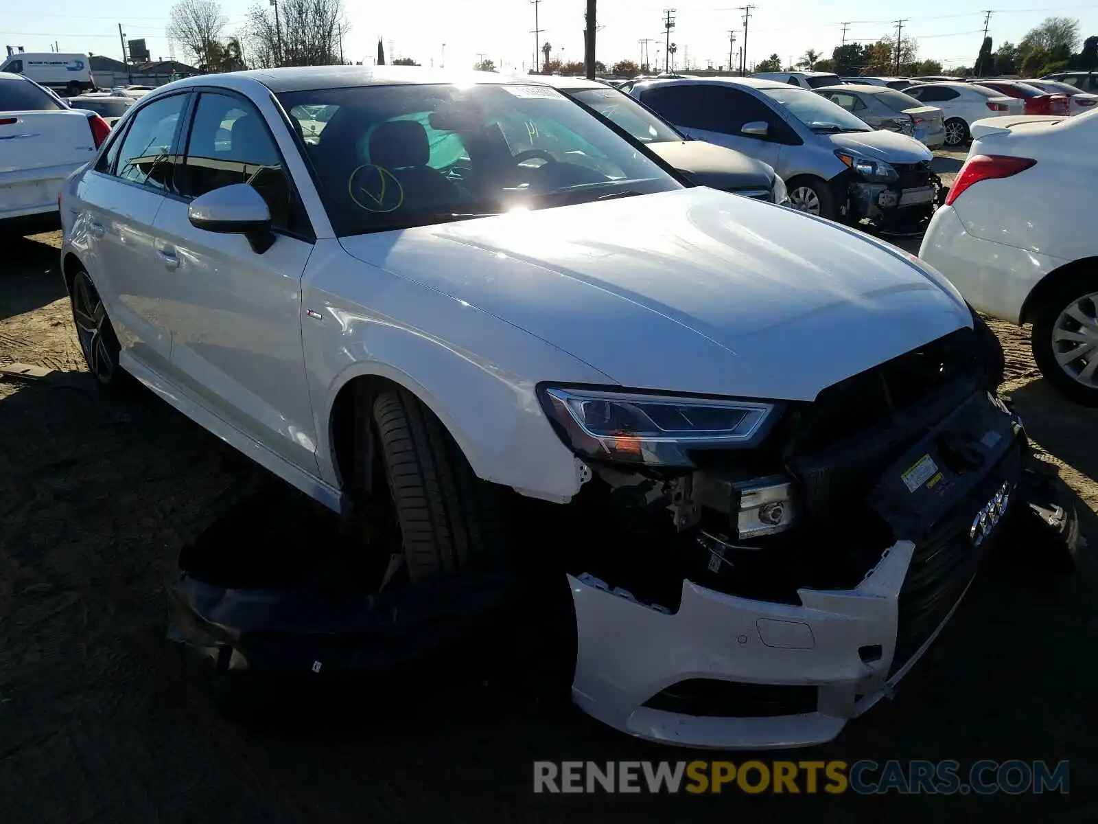 1 Photograph of a damaged car WAUJEGFF0LA038818 AUDI A3 2020