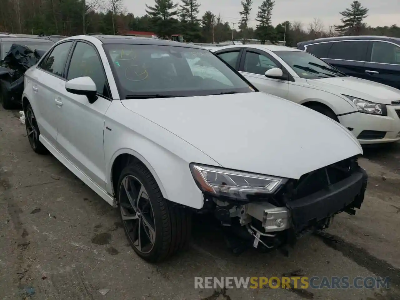 1 Photograph of a damaged car WAUJEGFF0LA074556 AUDI A3 2020