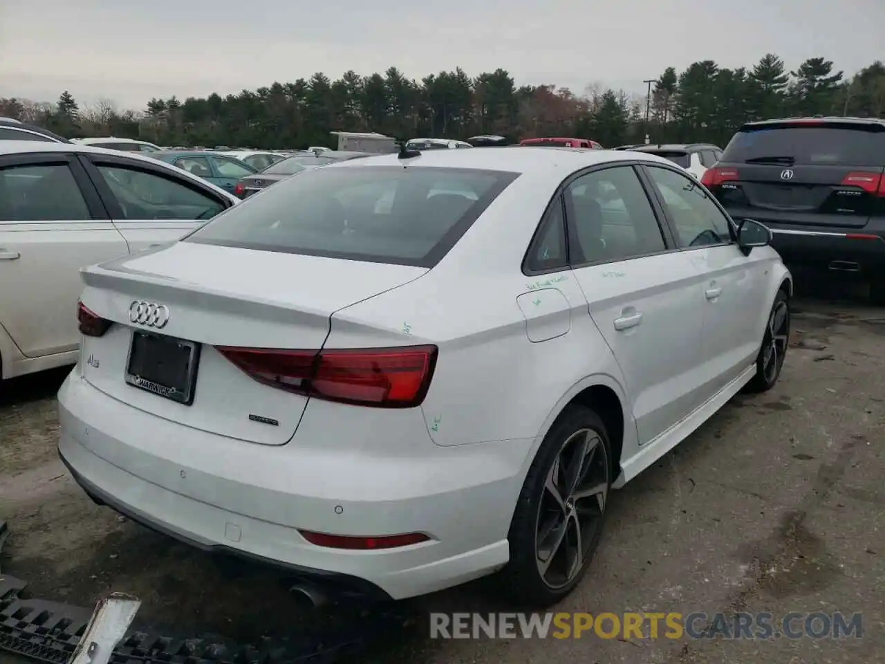 4 Photograph of a damaged car WAUJEGFF0LA074556 AUDI A3 2020