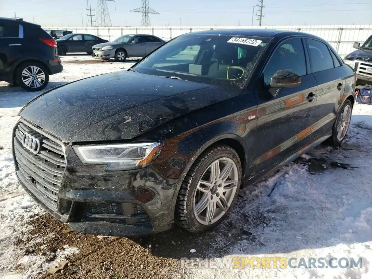 2 Фотография поврежденного автомобиля WAUJEGFF0LA105577 AUDI A3 2020