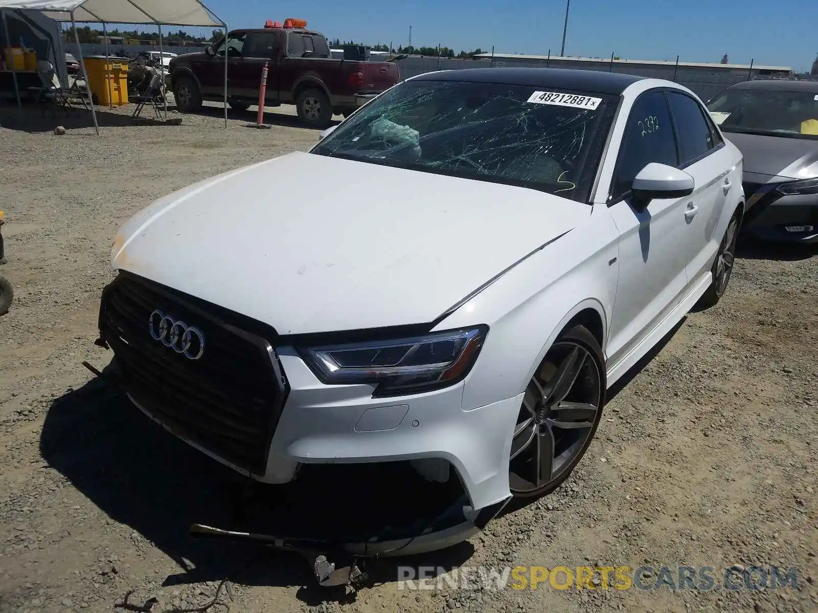 2 Photograph of a damaged car WAUJEGFF4LA078822 AUDI A3 2020