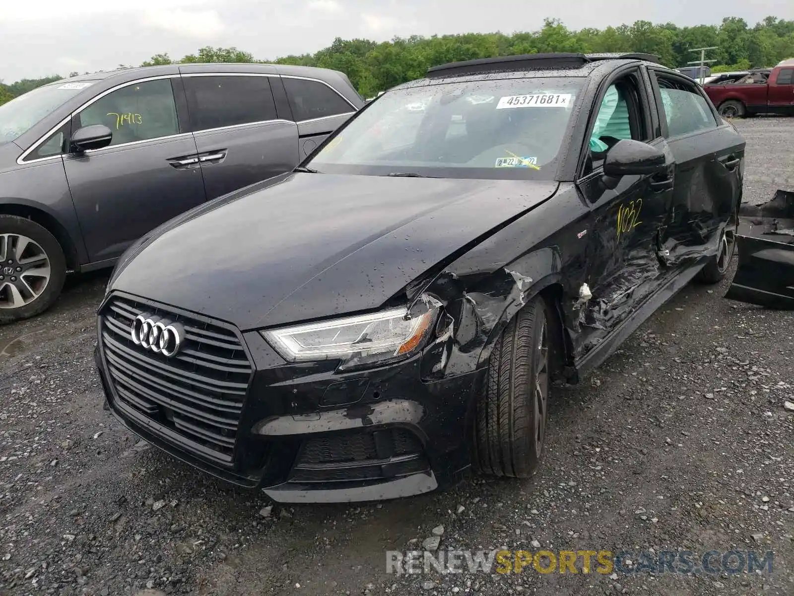 2 Photograph of a damaged car WAUJEGFF7LA039707 AUDI A3 2020