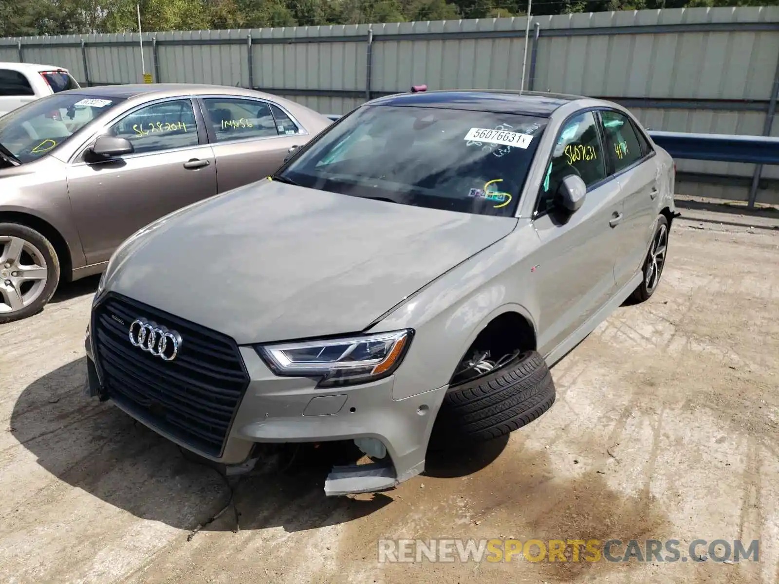 2 Photograph of a damaged car WAUJEGFF9LA100586 AUDI A3 2020