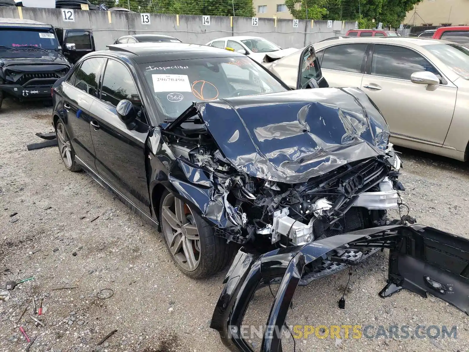 1 Photograph of a damaged car WAUJEGFFXLA092790 AUDI A3 2020