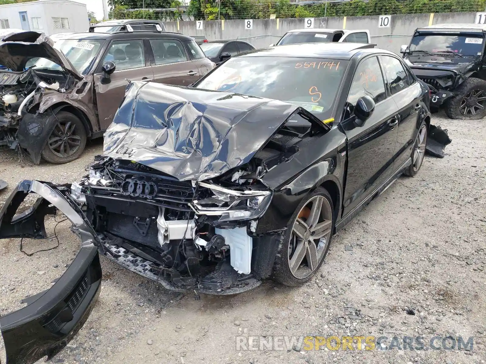 2 Photograph of a damaged car WAUJEGFFXLA092790 AUDI A3 2020