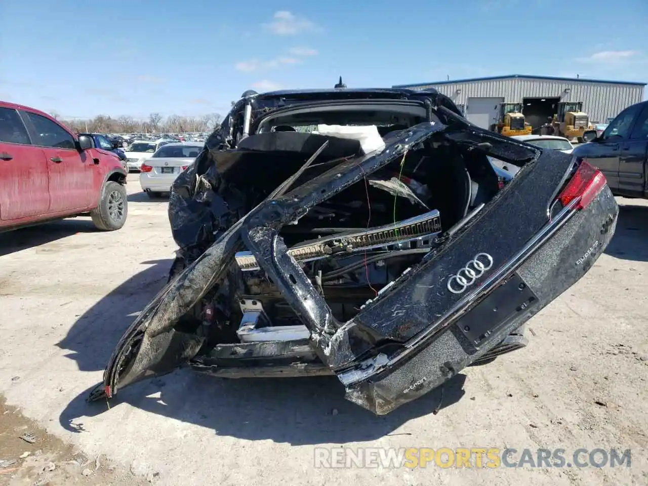 9 Photograph of a damaged car WA1AABGE0NB013447 AUDI A3 2022