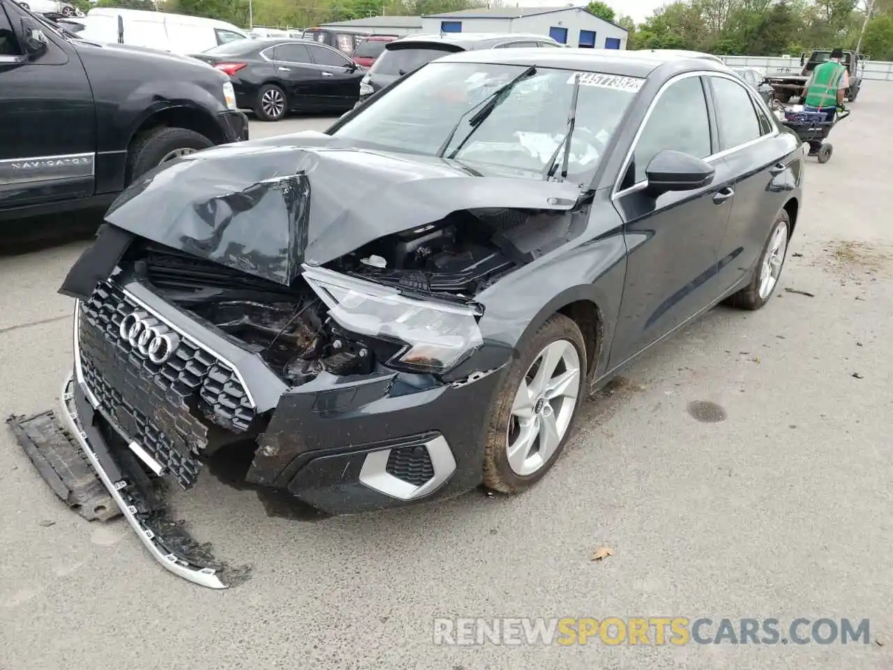 2 Фотография поврежденного автомобиля WAUAUDGY4NA029687 AUDI A3 2022