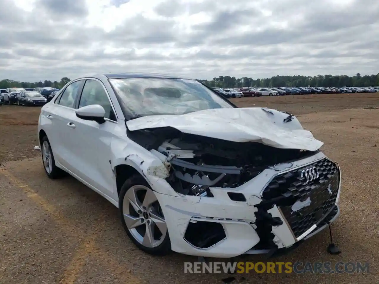 1 Photograph of a damaged car WAUAUDGY8NA026324 AUDI A3 2022