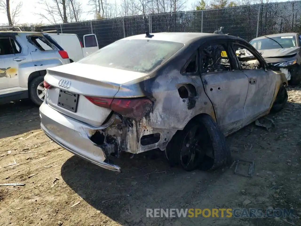 4 Photograph of a damaged car WAUAUDGY8NA029353 AUDI A3 2022