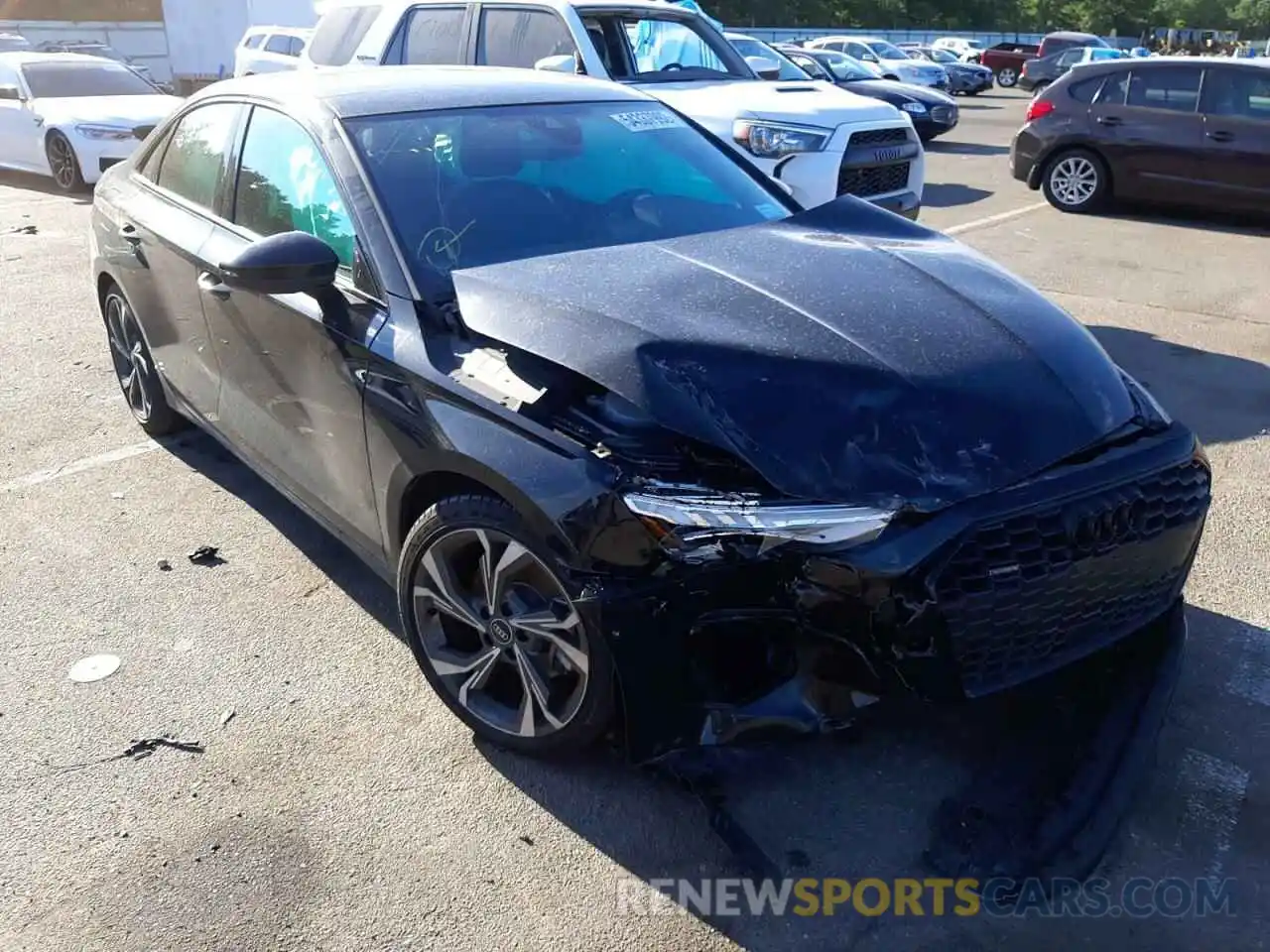 1 Photograph of a damaged car WAUHUDGY5NA030880 AUDI A3 2022