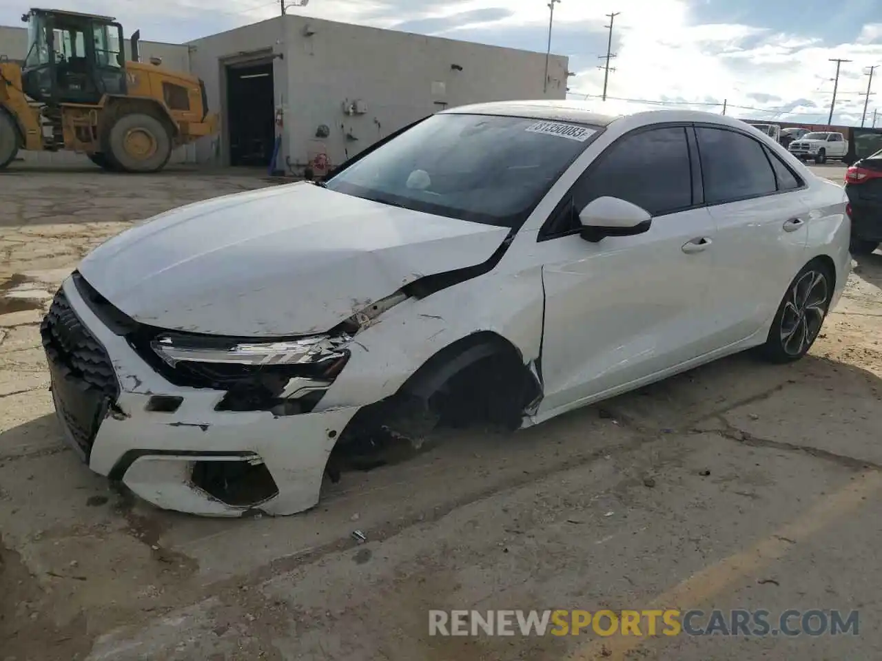 1 Photograph of a damaged car WAUAUDGY5PA110605 AUDI A3 2023