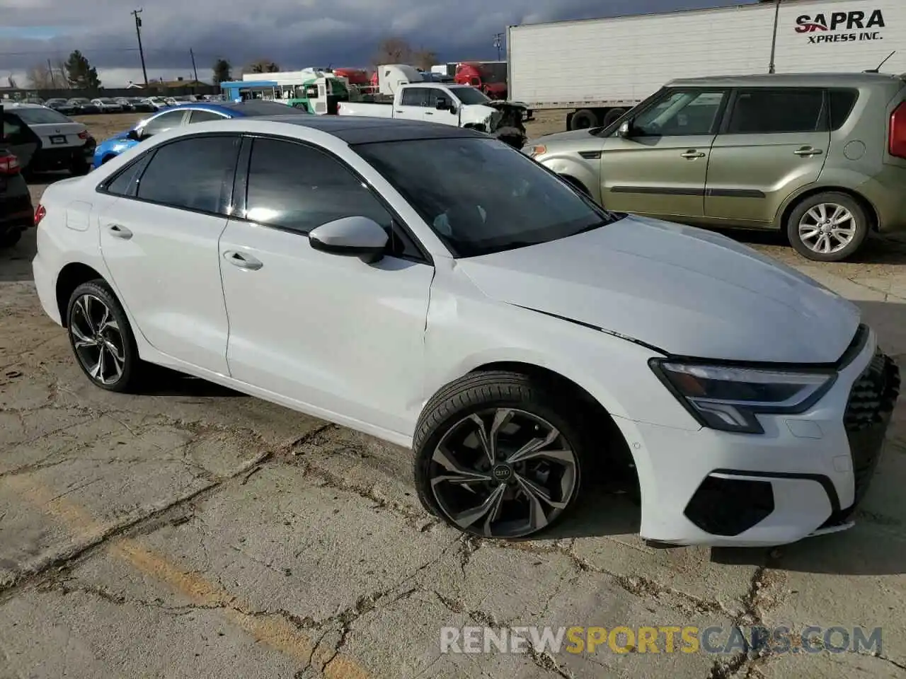 4 Photograph of a damaged car WAUAUDGY5PA110605 AUDI A3 2023