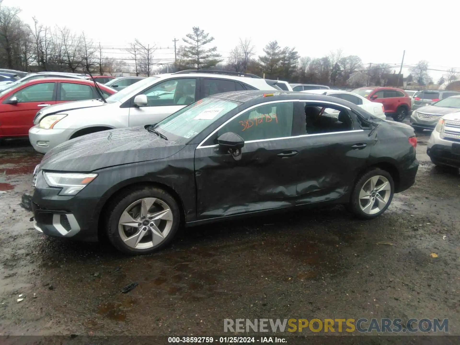 14 Photograph of a damaged car WAUGUDGY4PA024325 AUDI A3 2023