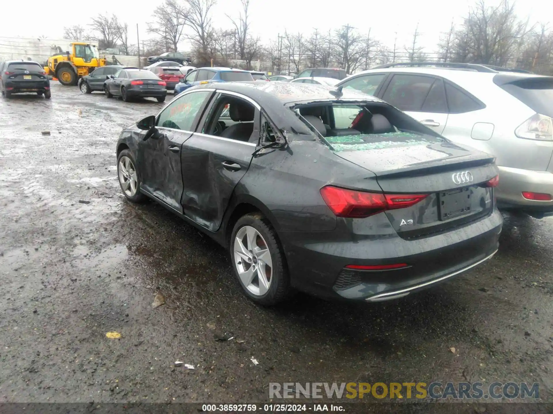 3 Photograph of a damaged car WAUGUDGY4PA024325 AUDI A3 2023