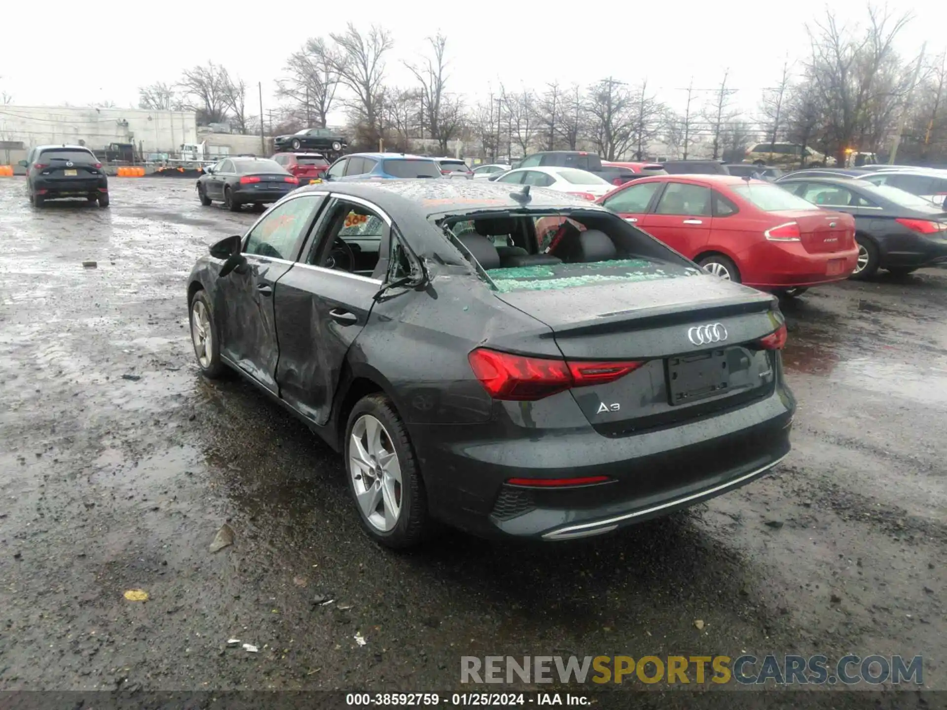 6 Photograph of a damaged car WAUGUDGY4PA024325 AUDI A3 2023