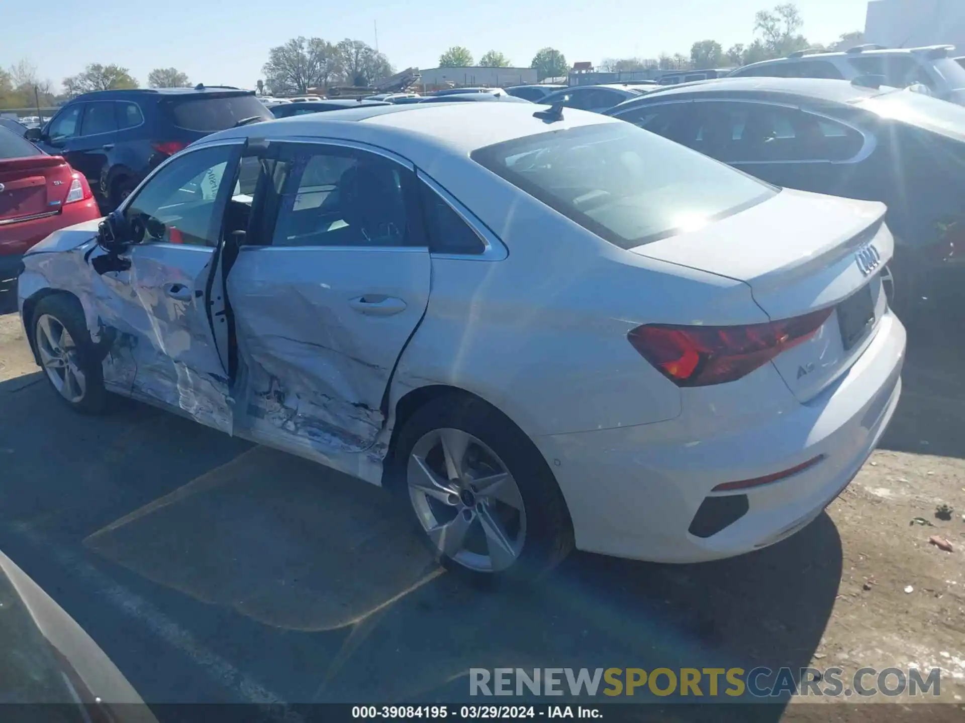 14 Photograph of a damaged car WAUAUDGY9RA064330 AUDI A3 2024