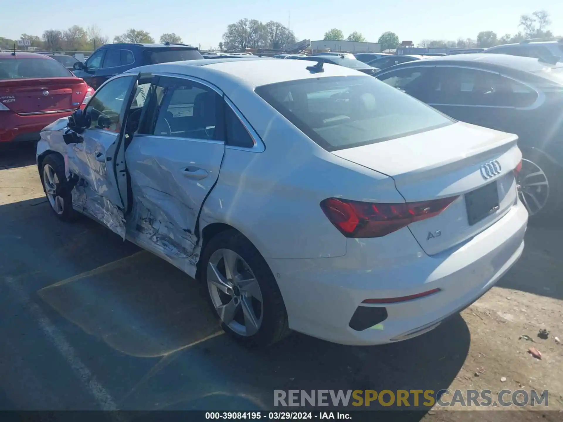 3 Photograph of a damaged car WAUAUDGY9RA064330 AUDI A3 2024