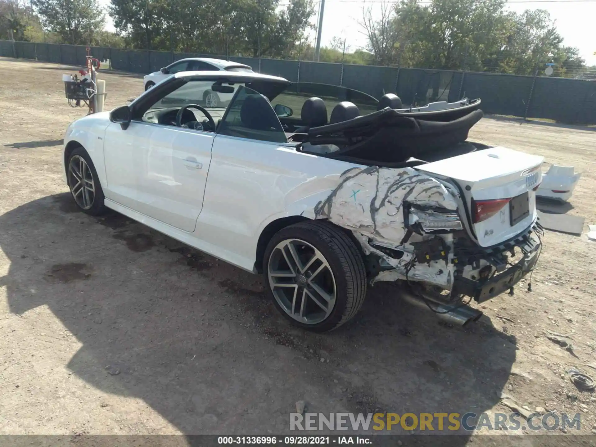 3 Photograph of a damaged car WAU5ULFFXK1030219 AUDI A3 CABRIOLET 2019