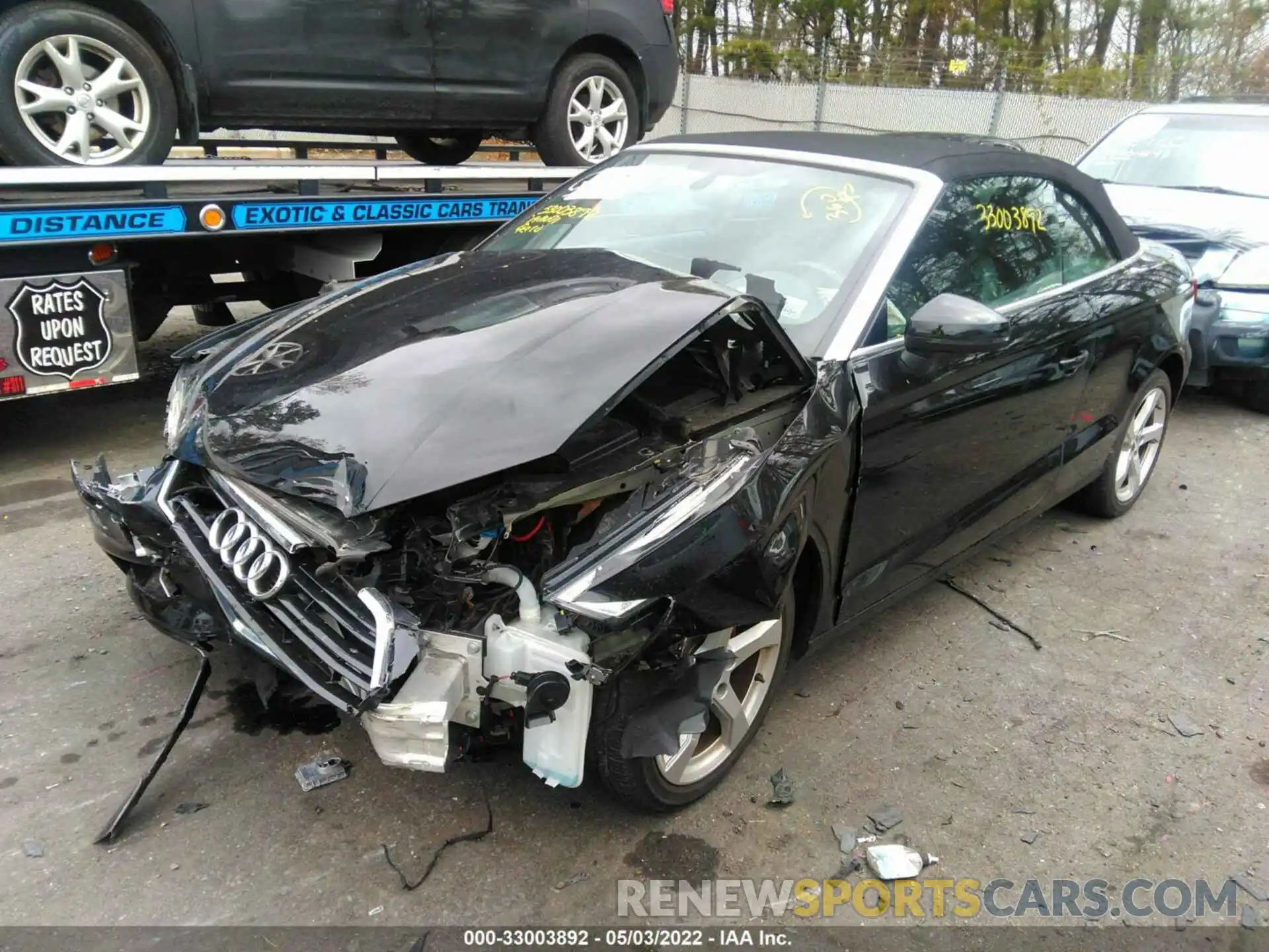 2 Photograph of a damaged car WAU7ELFF2K1032505 AUDI A3 CABRIOLET 2019