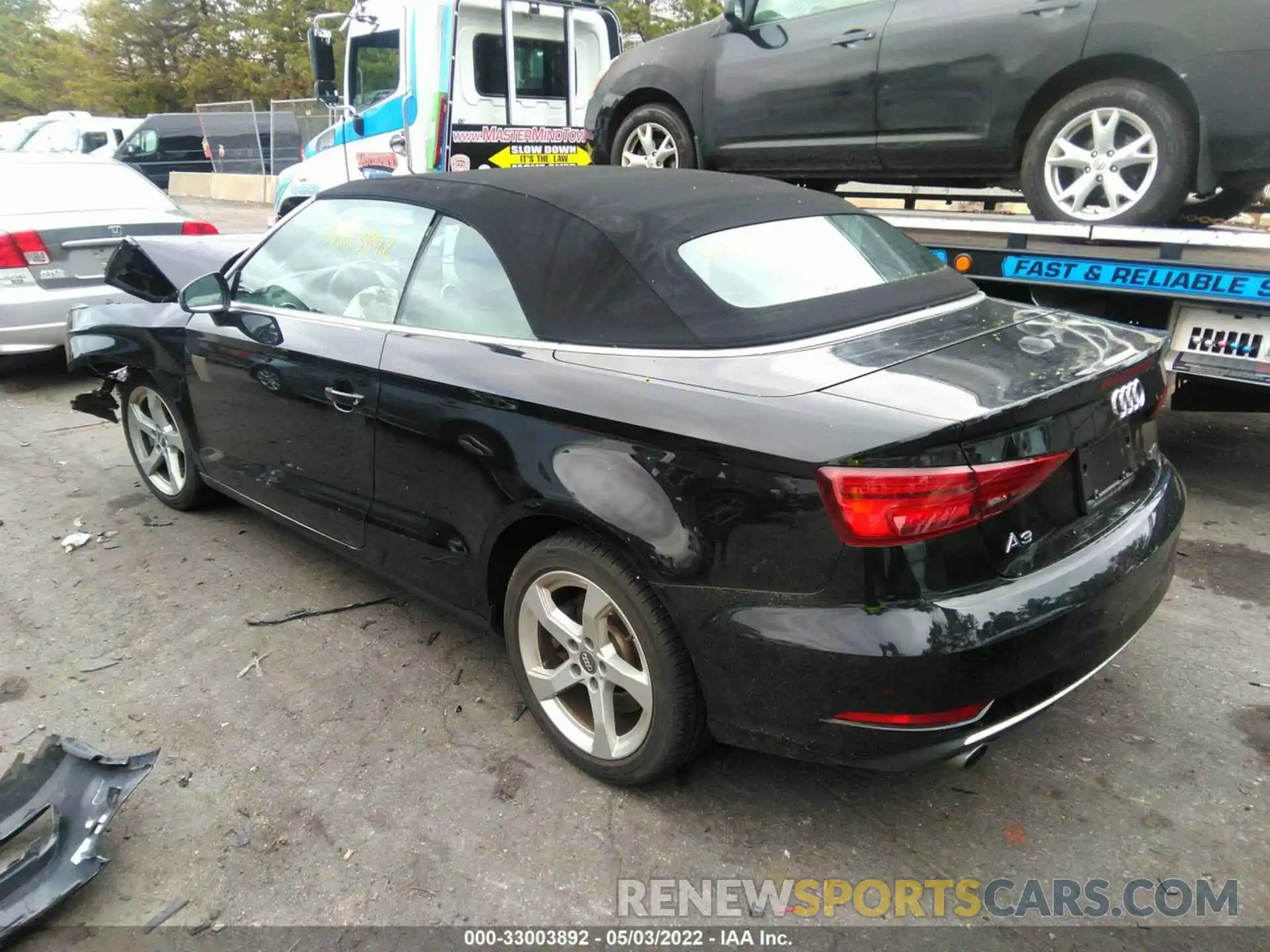 3 Photograph of a damaged car WAU7ELFF2K1032505 AUDI A3 CABRIOLET 2019