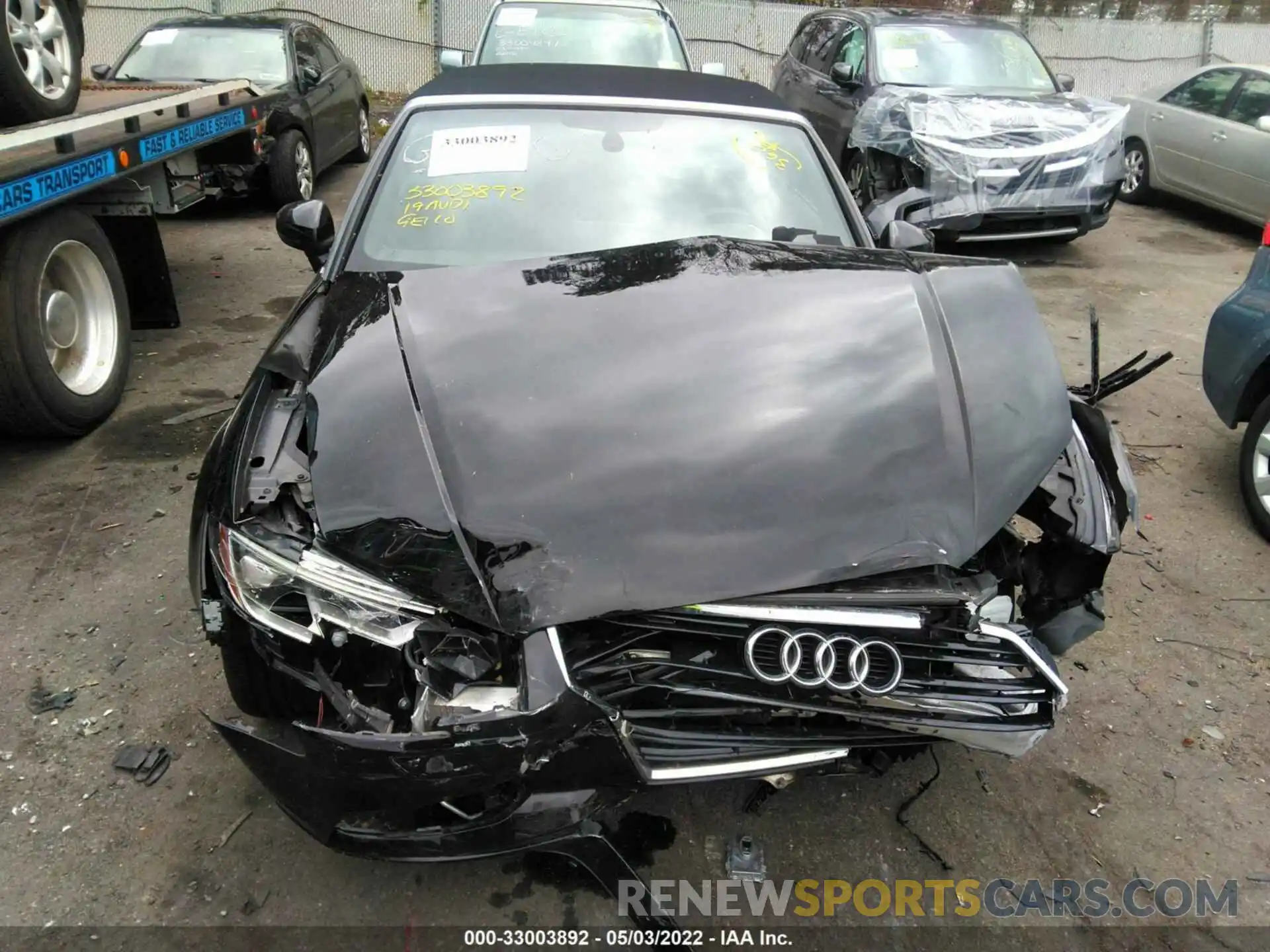 6 Photograph of a damaged car WAU7ELFF2K1032505 AUDI A3 CABRIOLET 2019