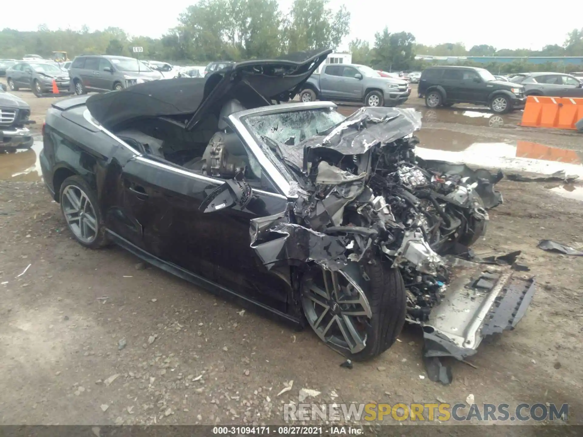 1 Photograph of a damaged car WAUYELFF1K1030507 AUDI A3 CABRIOLET 2019