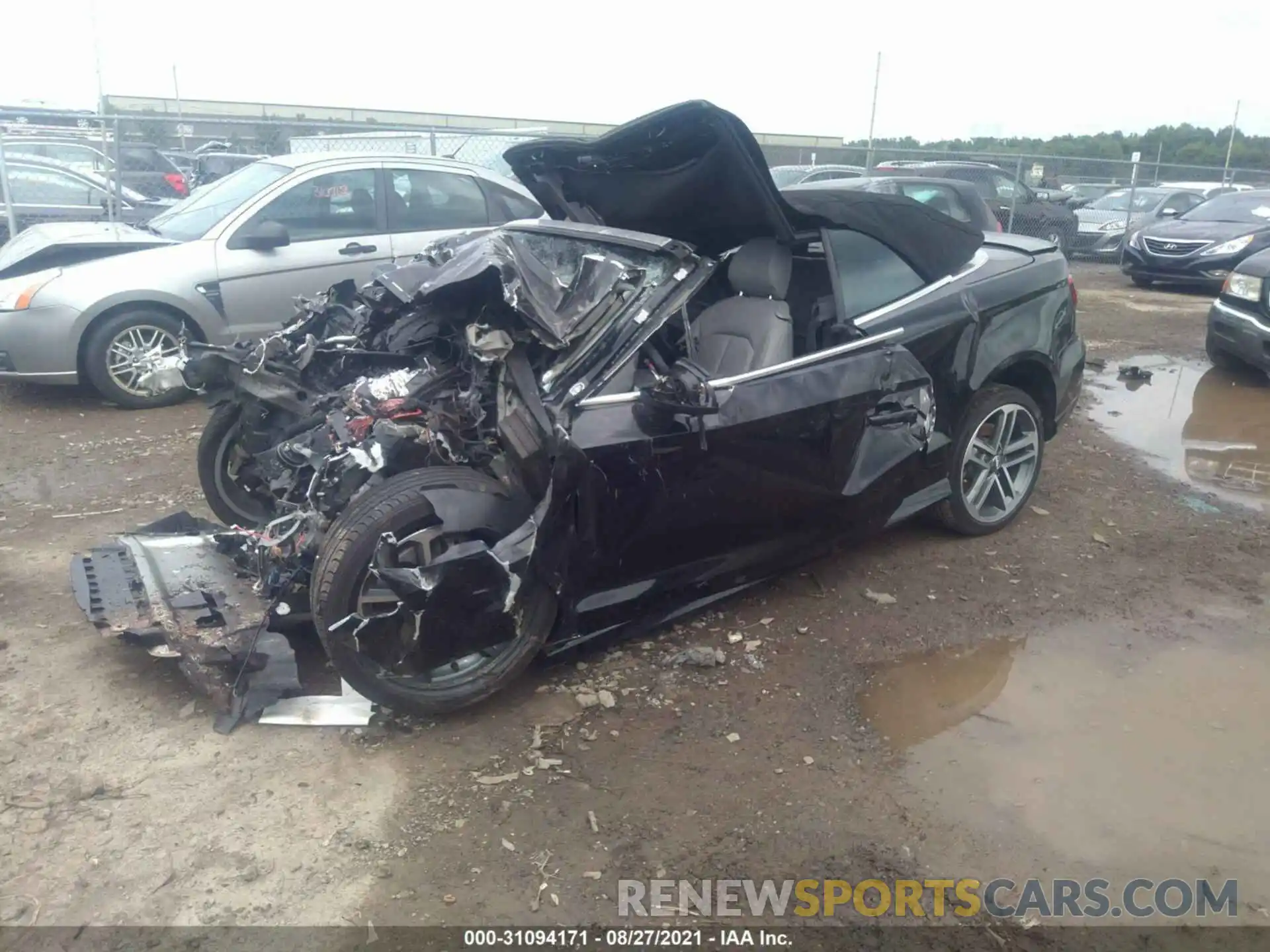 2 Photograph of a damaged car WAUYELFF1K1030507 AUDI A3 CABRIOLET 2019