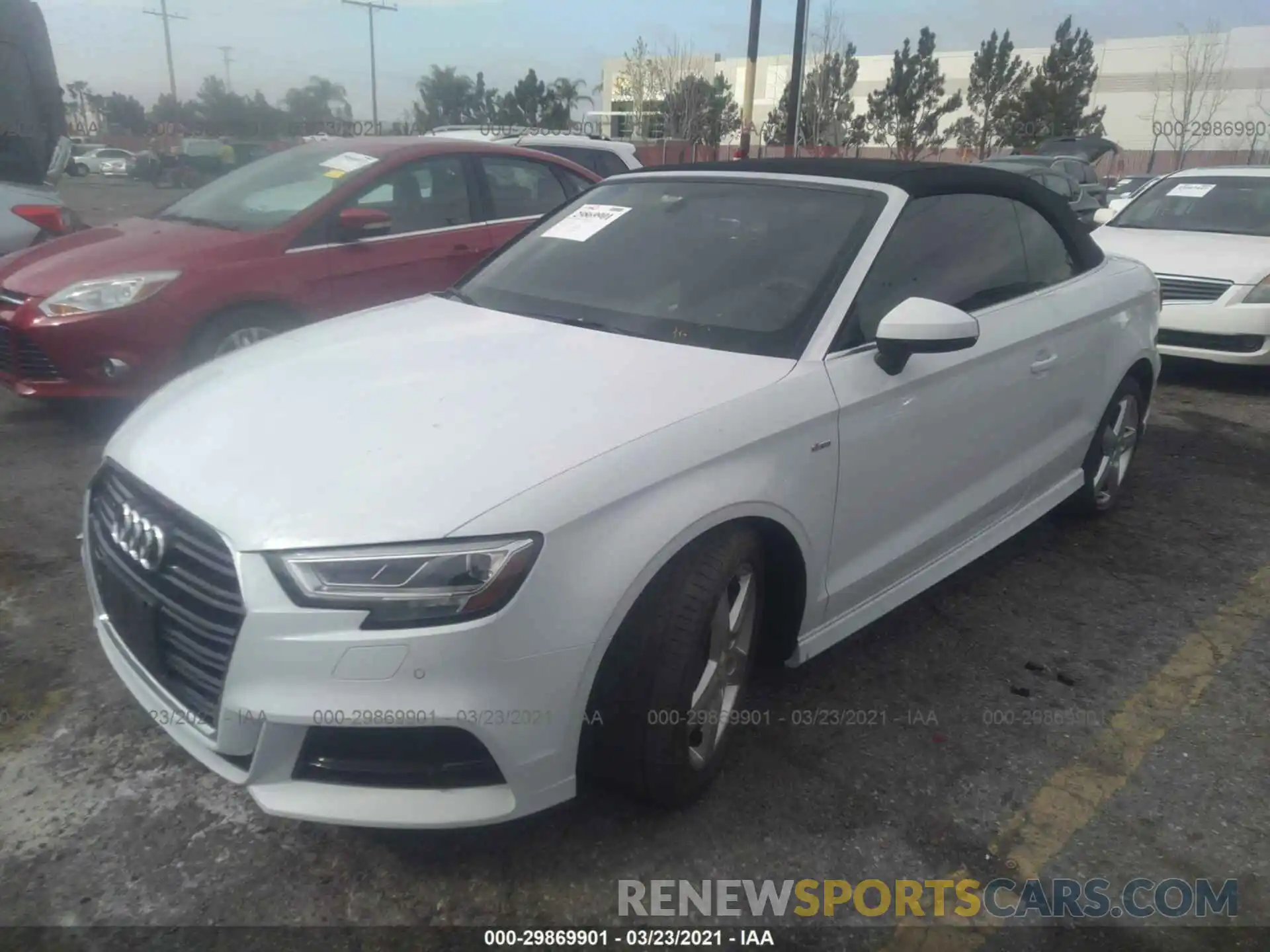 2 Photograph of a damaged car WAUYELFF5K1032342 AUDI A3 CABRIOLET 2019