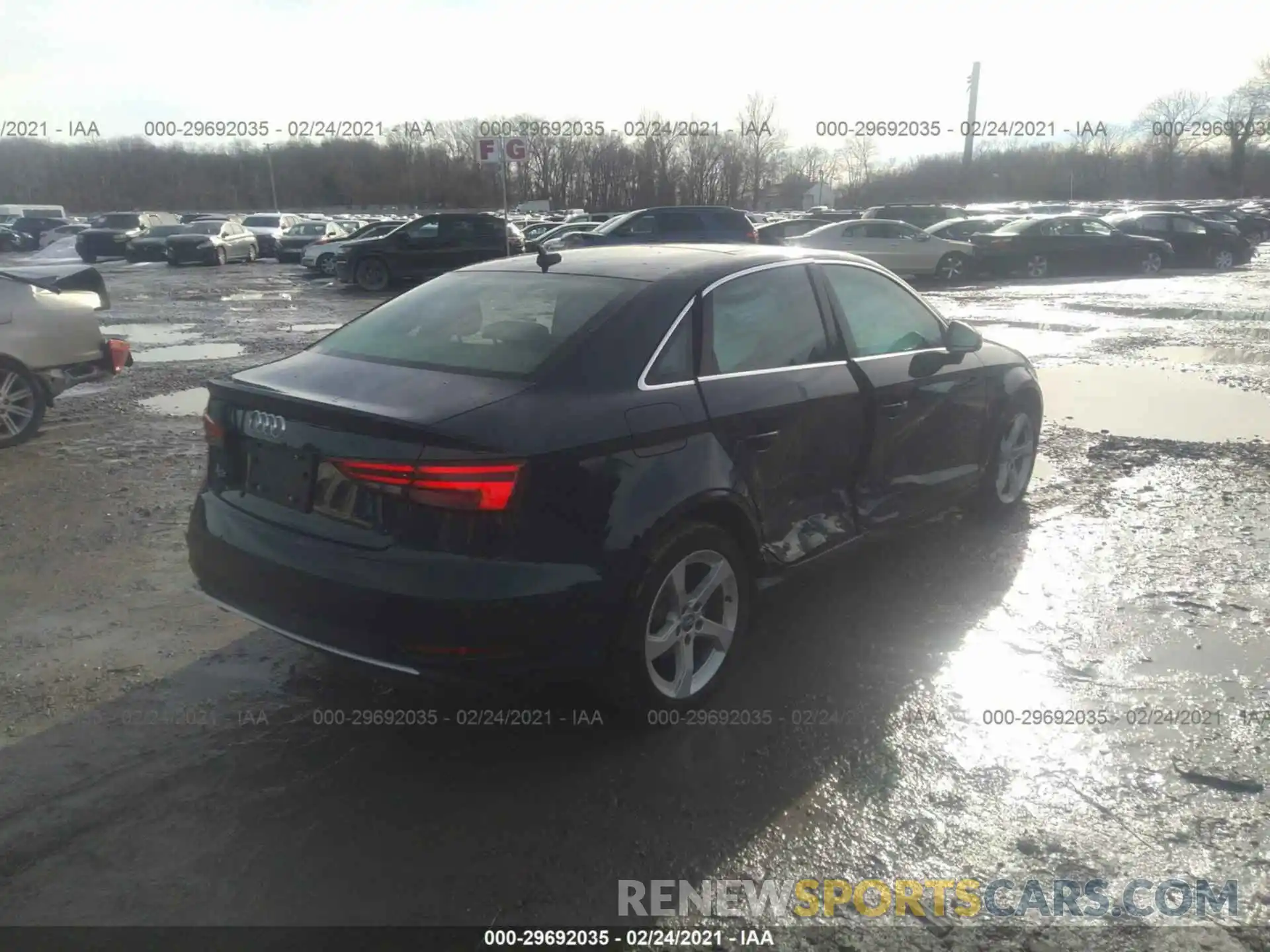 4 Photograph of a damaged car WAUAUGFF0K1010566 AUDI A3 SEDAN 2019