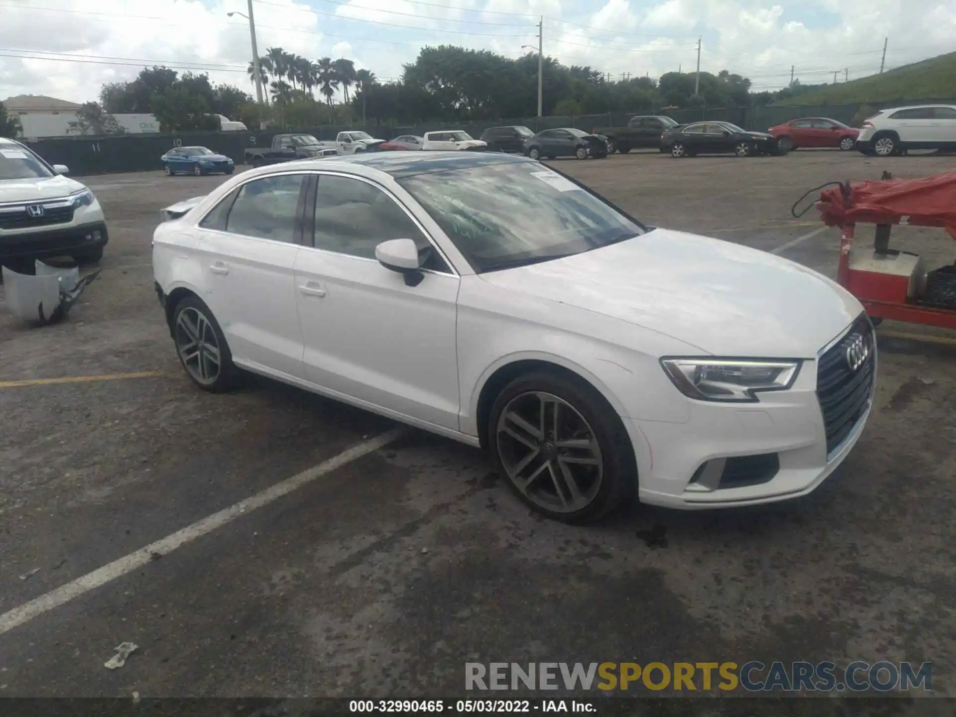 1 Photograph of a damaged car WAUAUGFF0KA075689 AUDI A3 SEDAN 2019