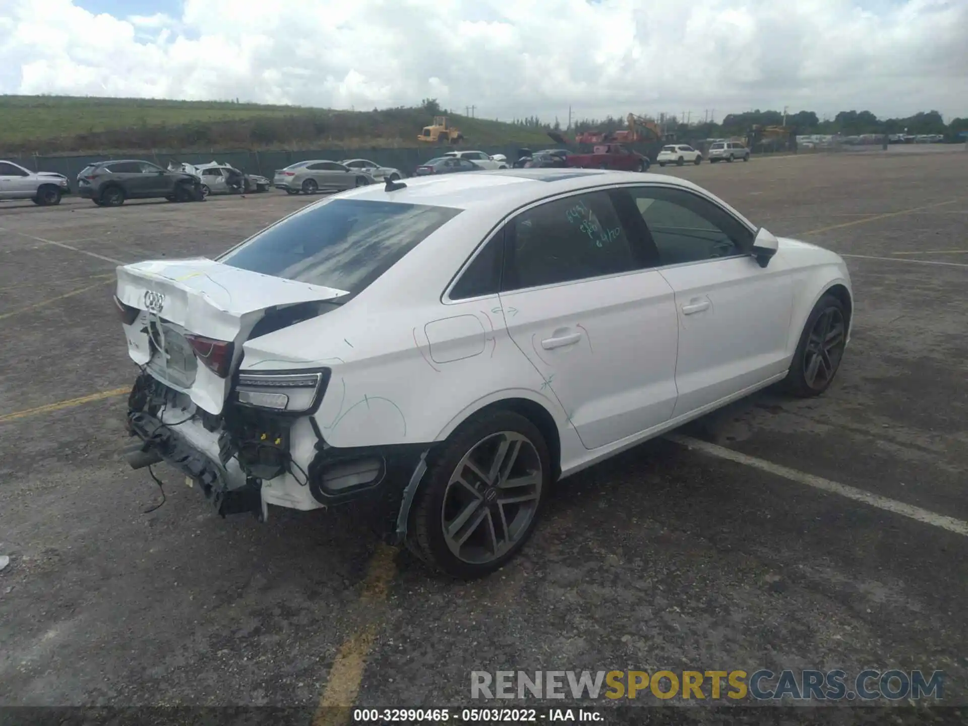 4 Photograph of a damaged car WAUAUGFF0KA075689 AUDI A3 SEDAN 2019