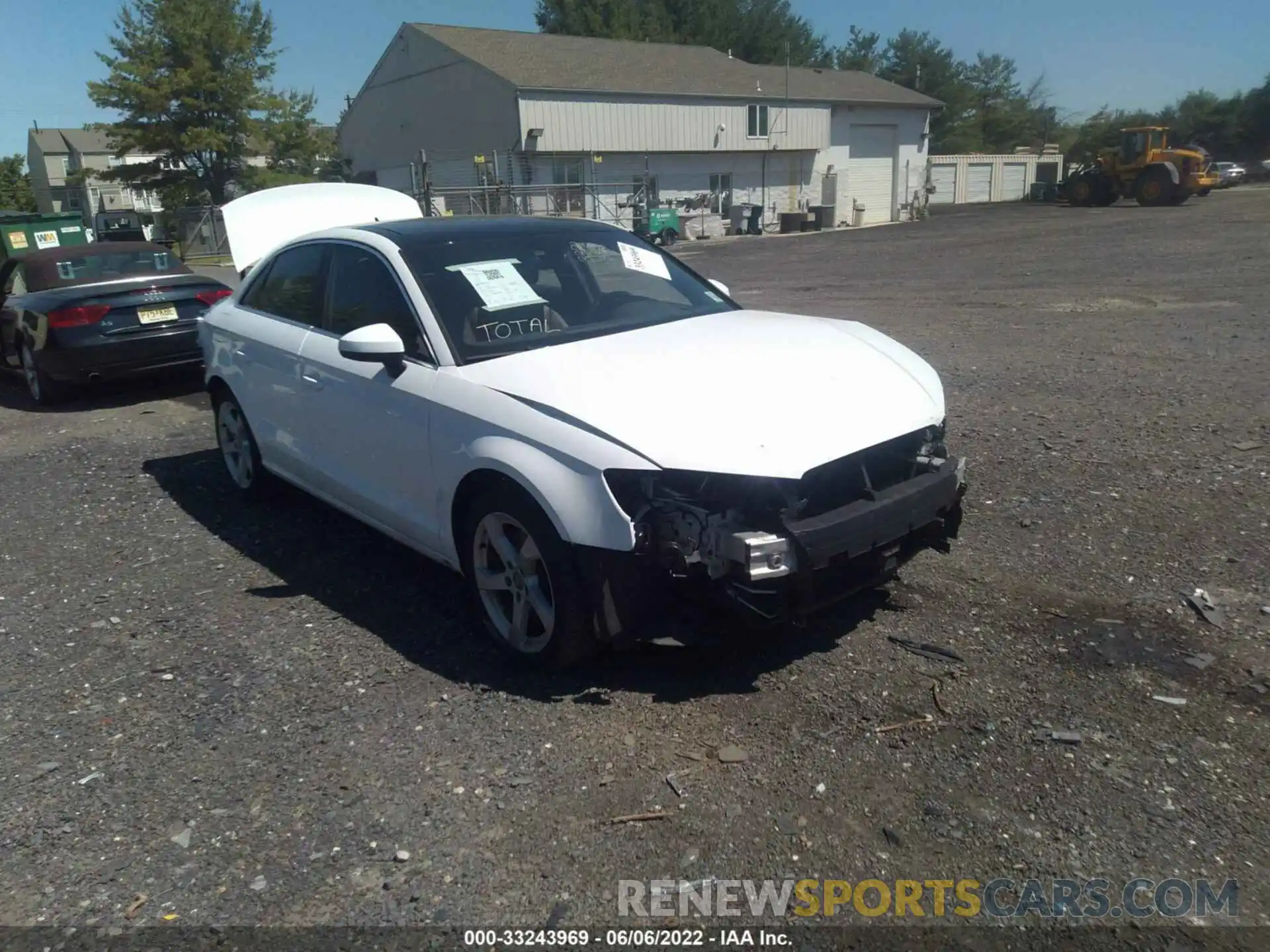 1 Photograph of a damaged car WAUAUGFF1K1009376 AUDI A3 SEDAN 2019