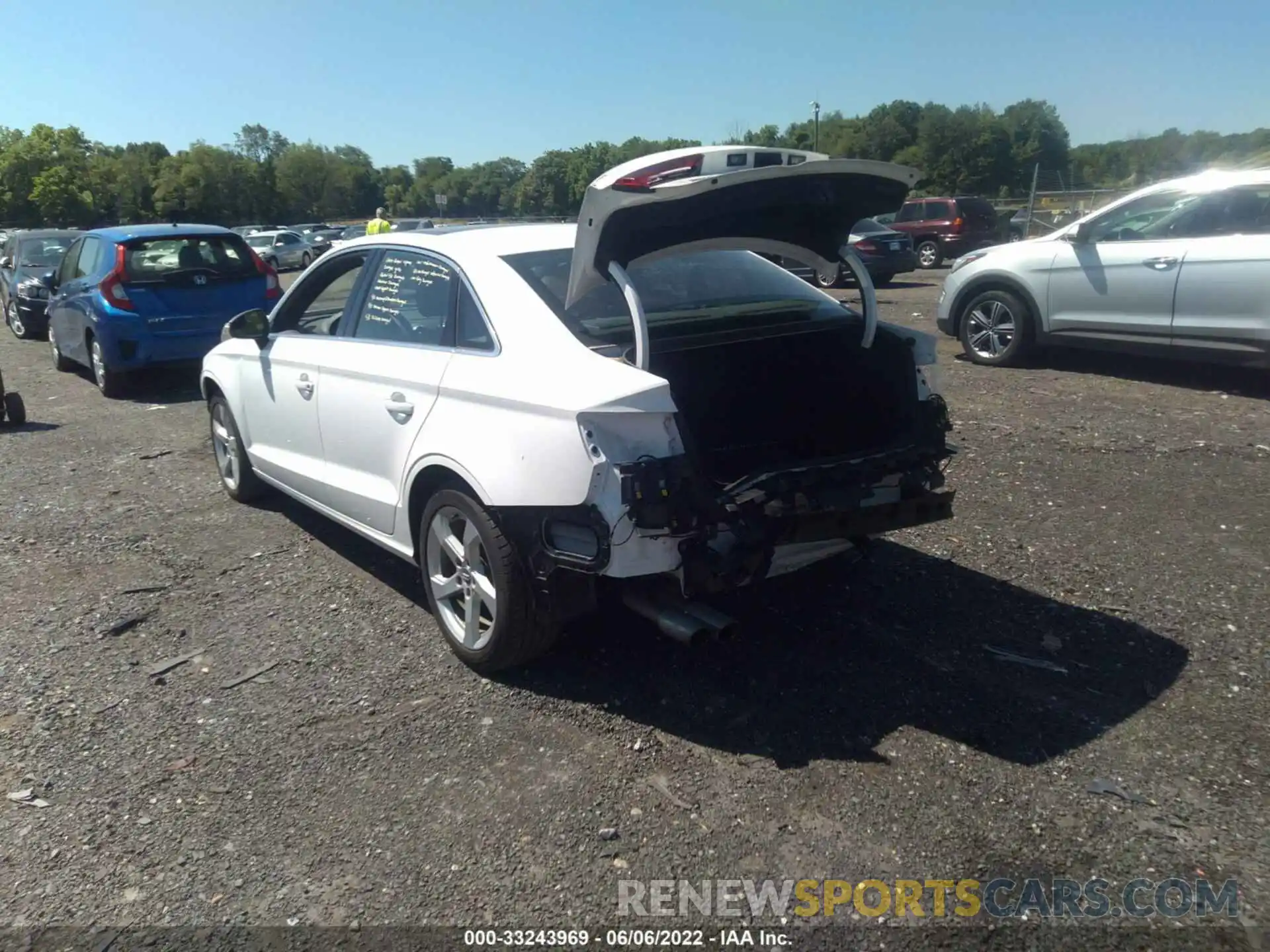 3 Photograph of a damaged car WAUAUGFF1K1009376 AUDI A3 SEDAN 2019