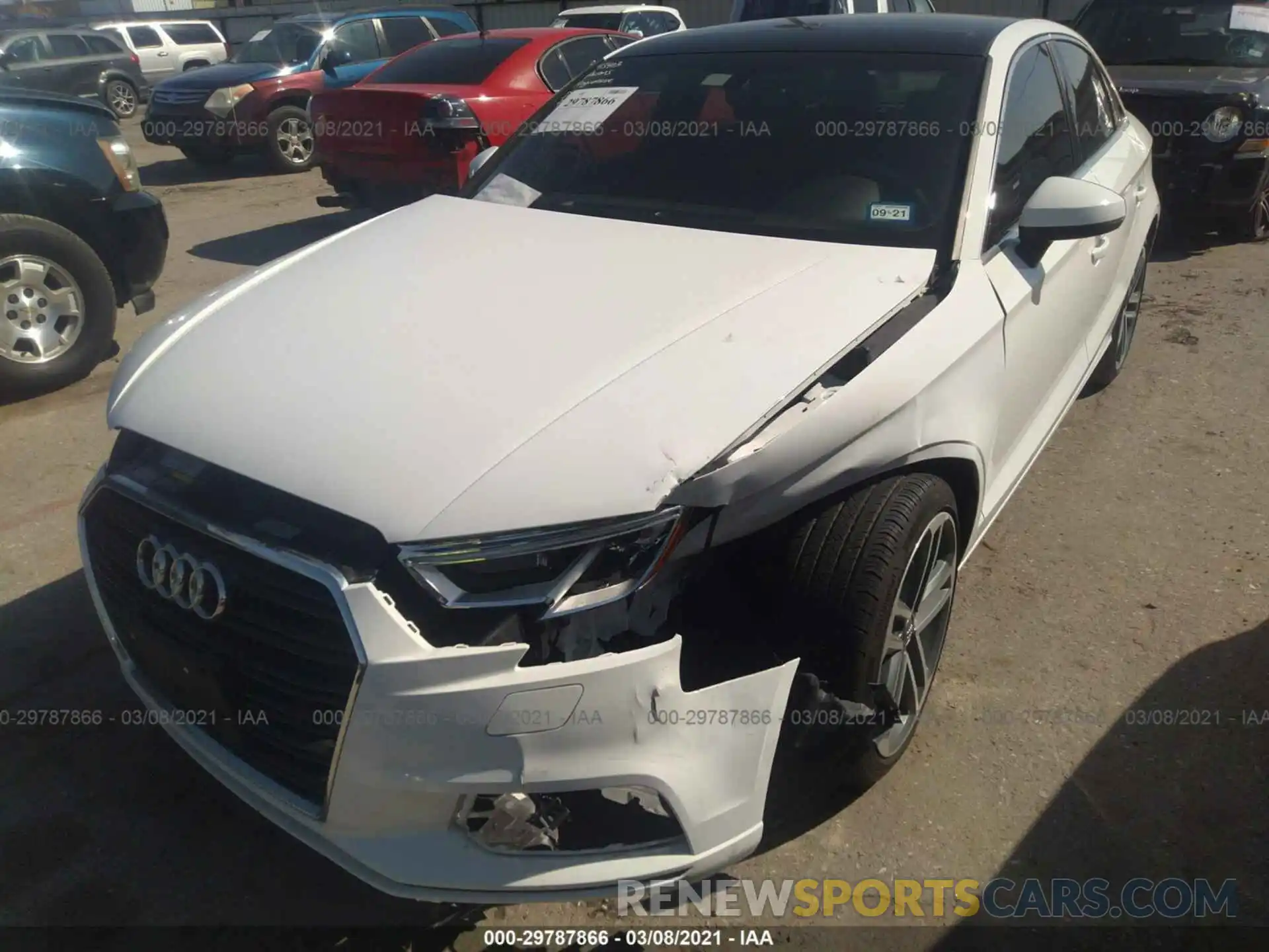 6 Photograph of a damaged car WAUAUGFF1K1011791 AUDI A3 SEDAN 2019