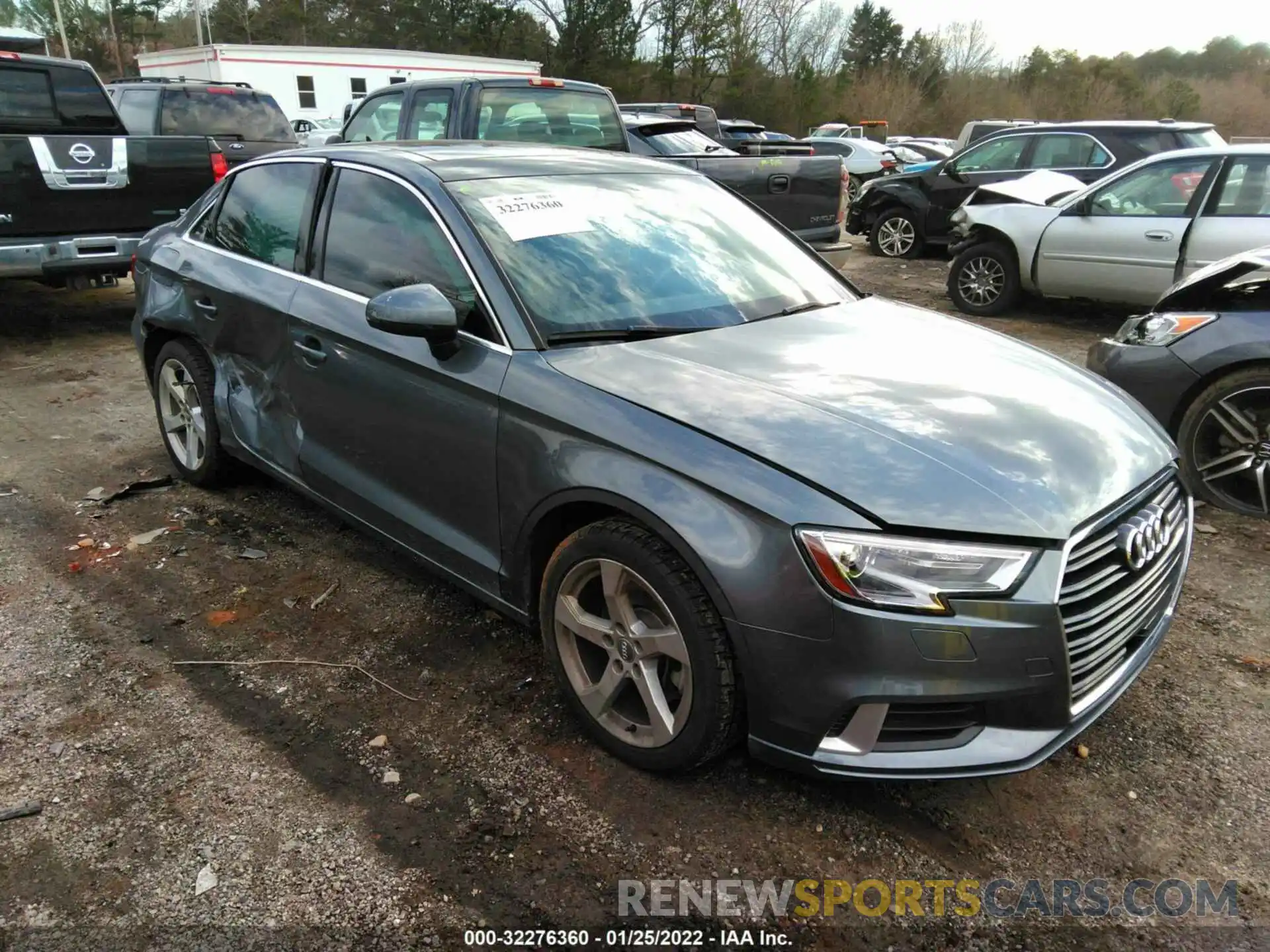 1 Photograph of a damaged car WAUAUGFF1K1024797 AUDI A3 SEDAN 2019