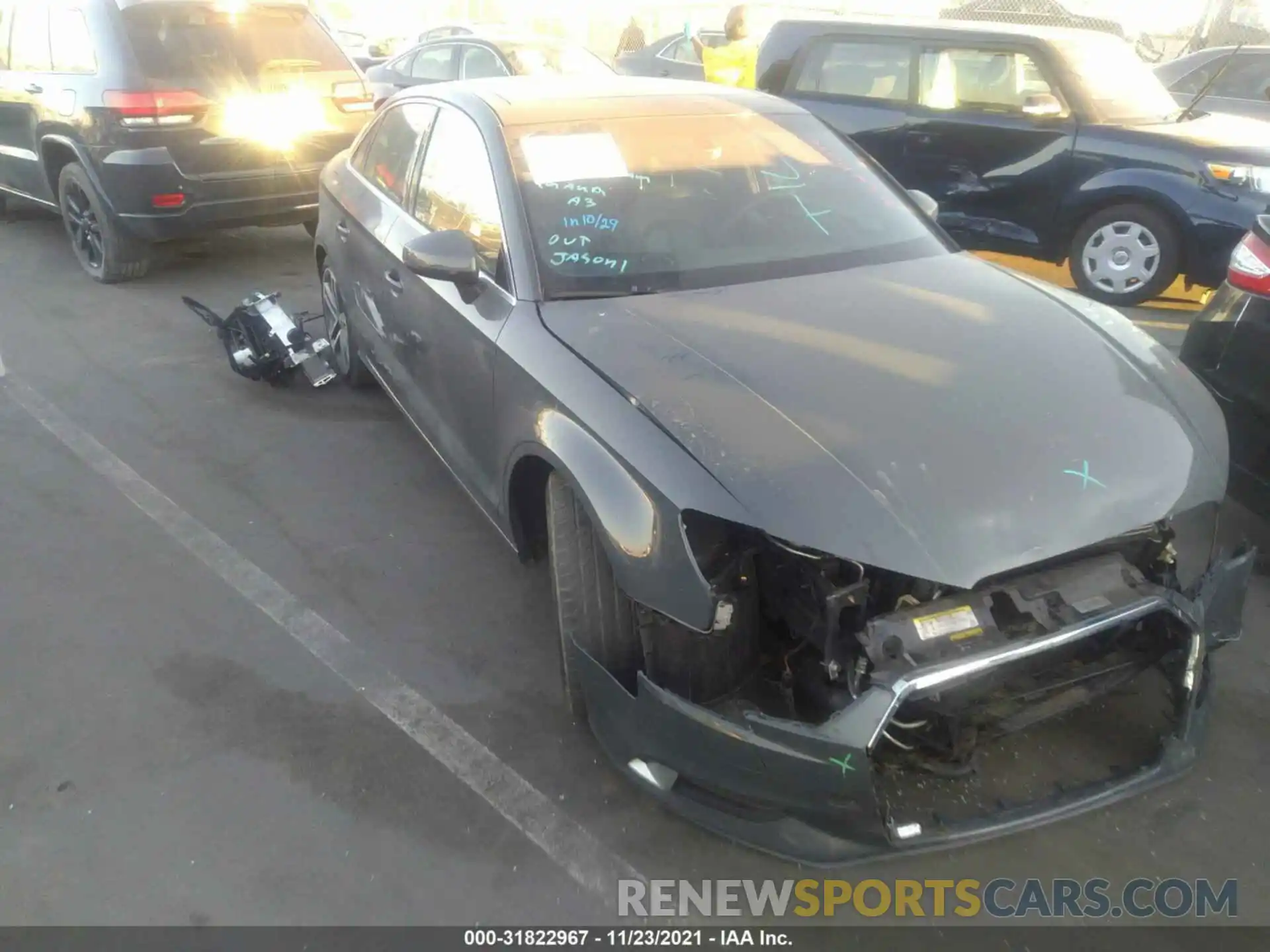 1 Photograph of a damaged car WAUAUGFF1KA082487 AUDI A3 SEDAN 2019