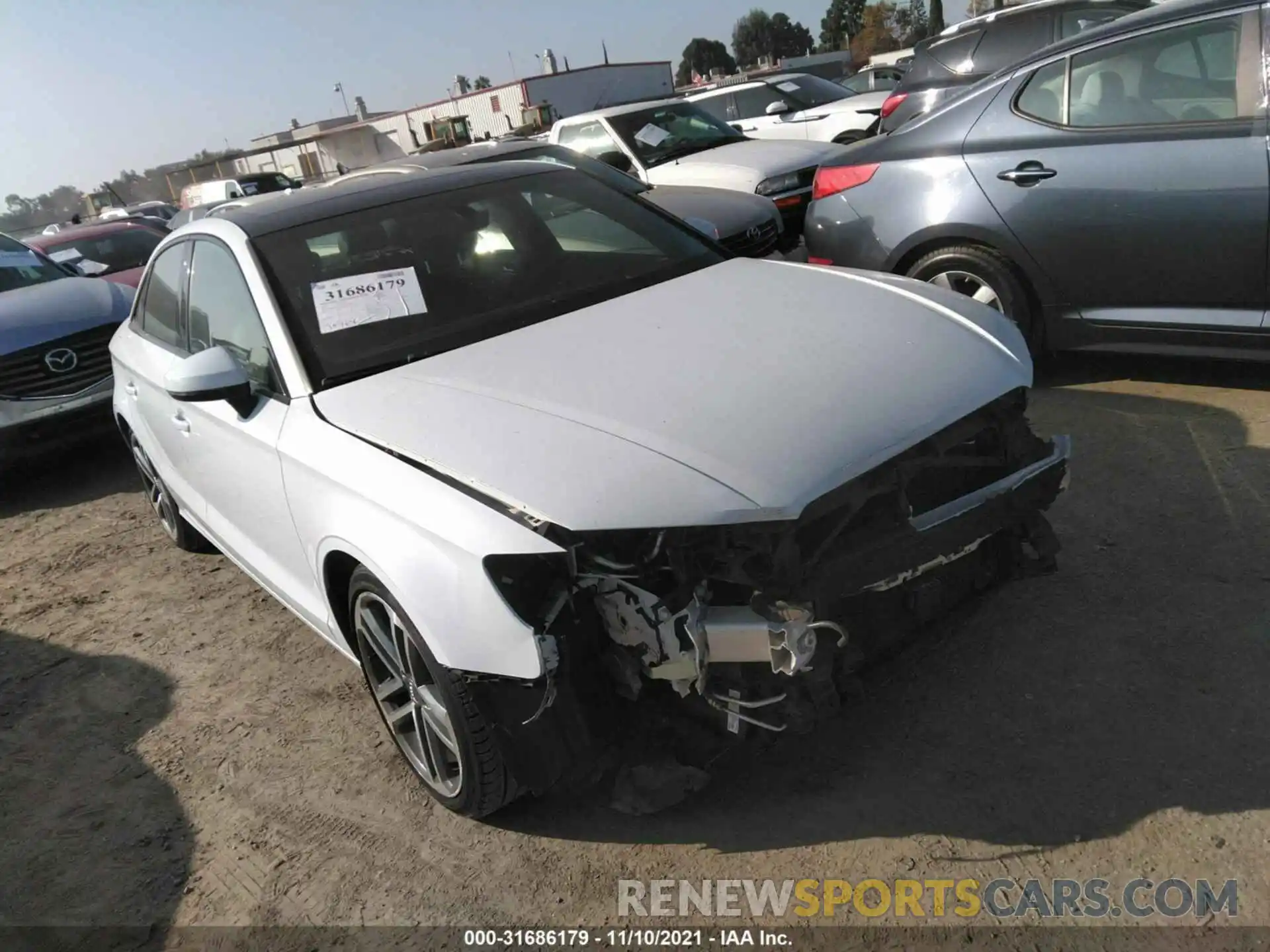 1 Photograph of a damaged car WAUAUGFF1KA082778 AUDI A3 SEDAN 2019