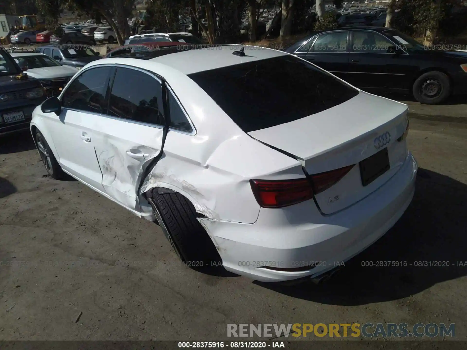 3 Photograph of a damaged car WAUAUGFF2K1013260 AUDI A3 SEDAN 2019