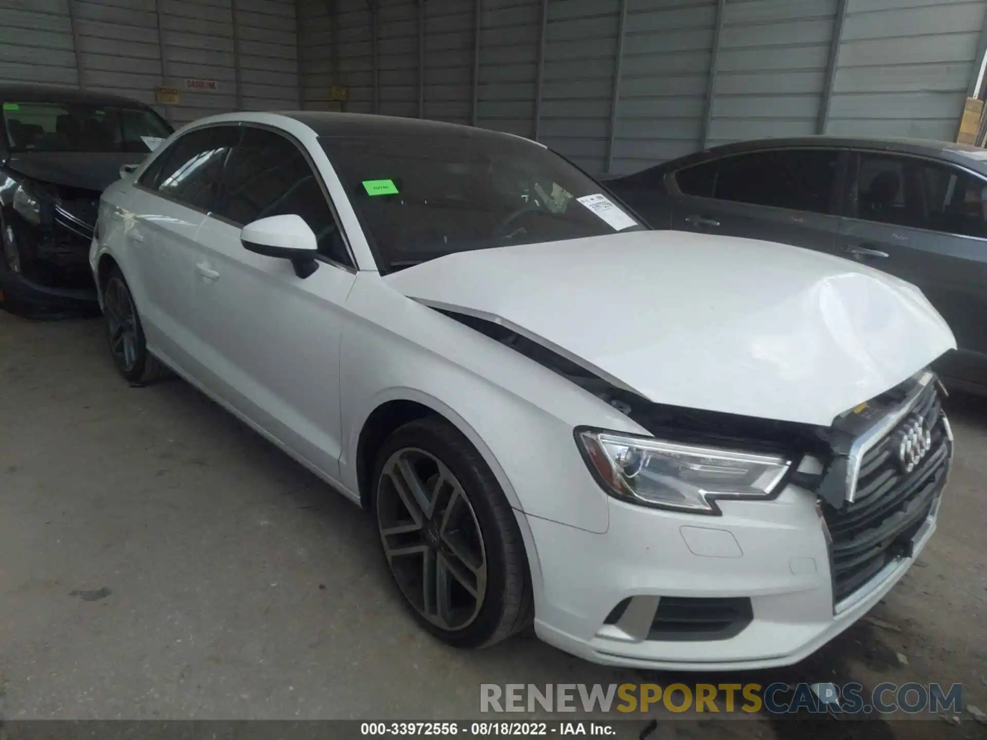 1 Photograph of a damaged car WAUAUGFF2K1015638 AUDI A3 SEDAN 2019