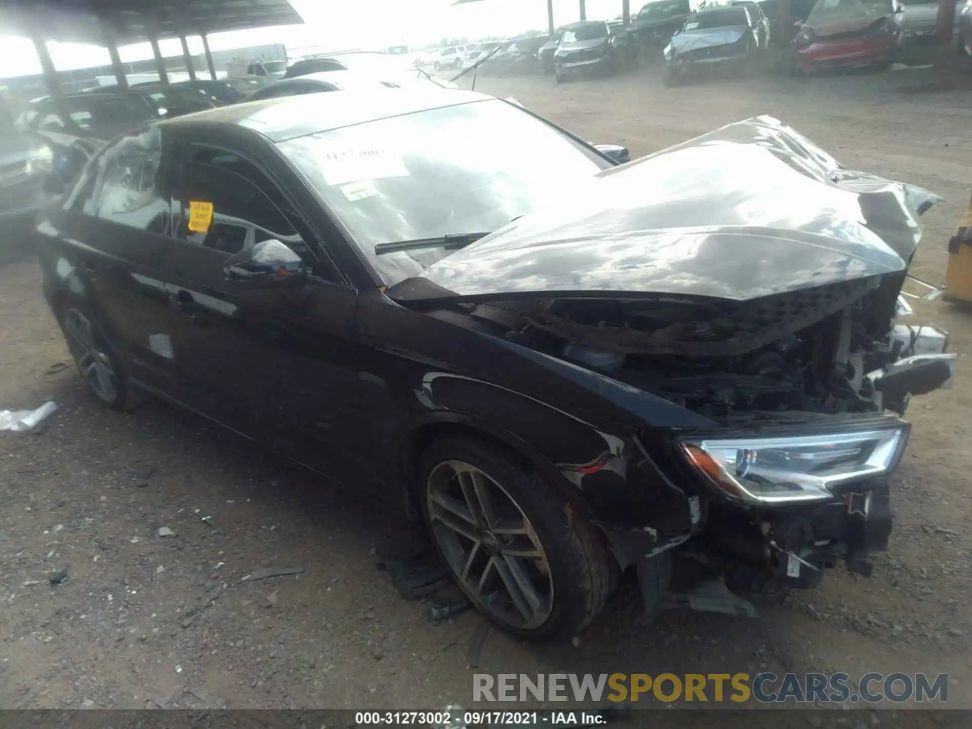 1 Photograph of a damaged car WAUAUGFF4KA100190 AUDI A3 SEDAN 2019