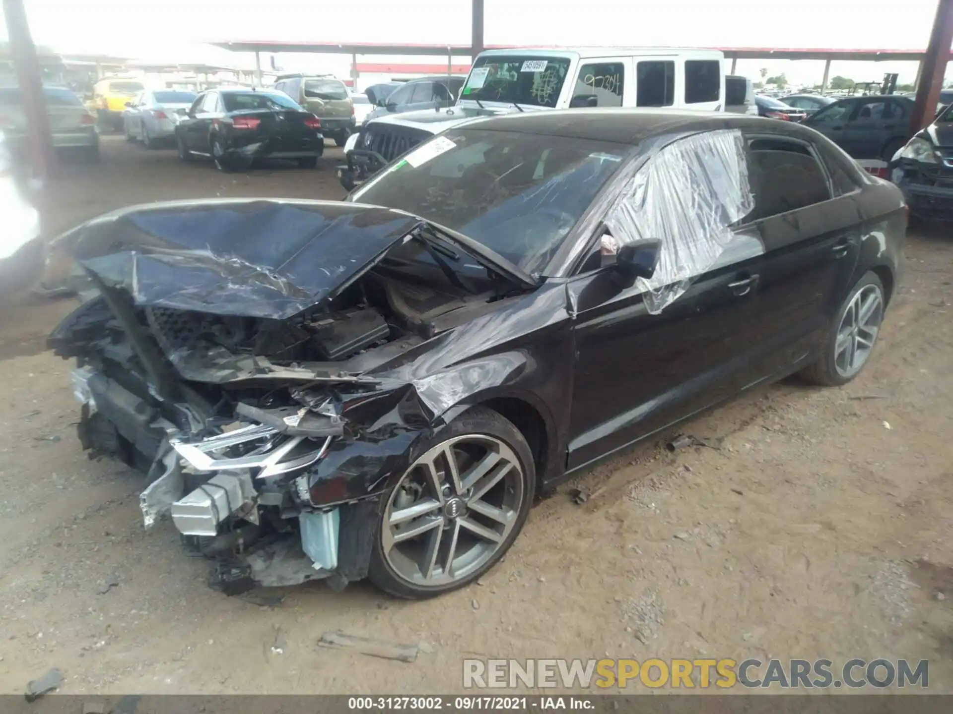 2 Photograph of a damaged car WAUAUGFF4KA100190 AUDI A3 SEDAN 2019