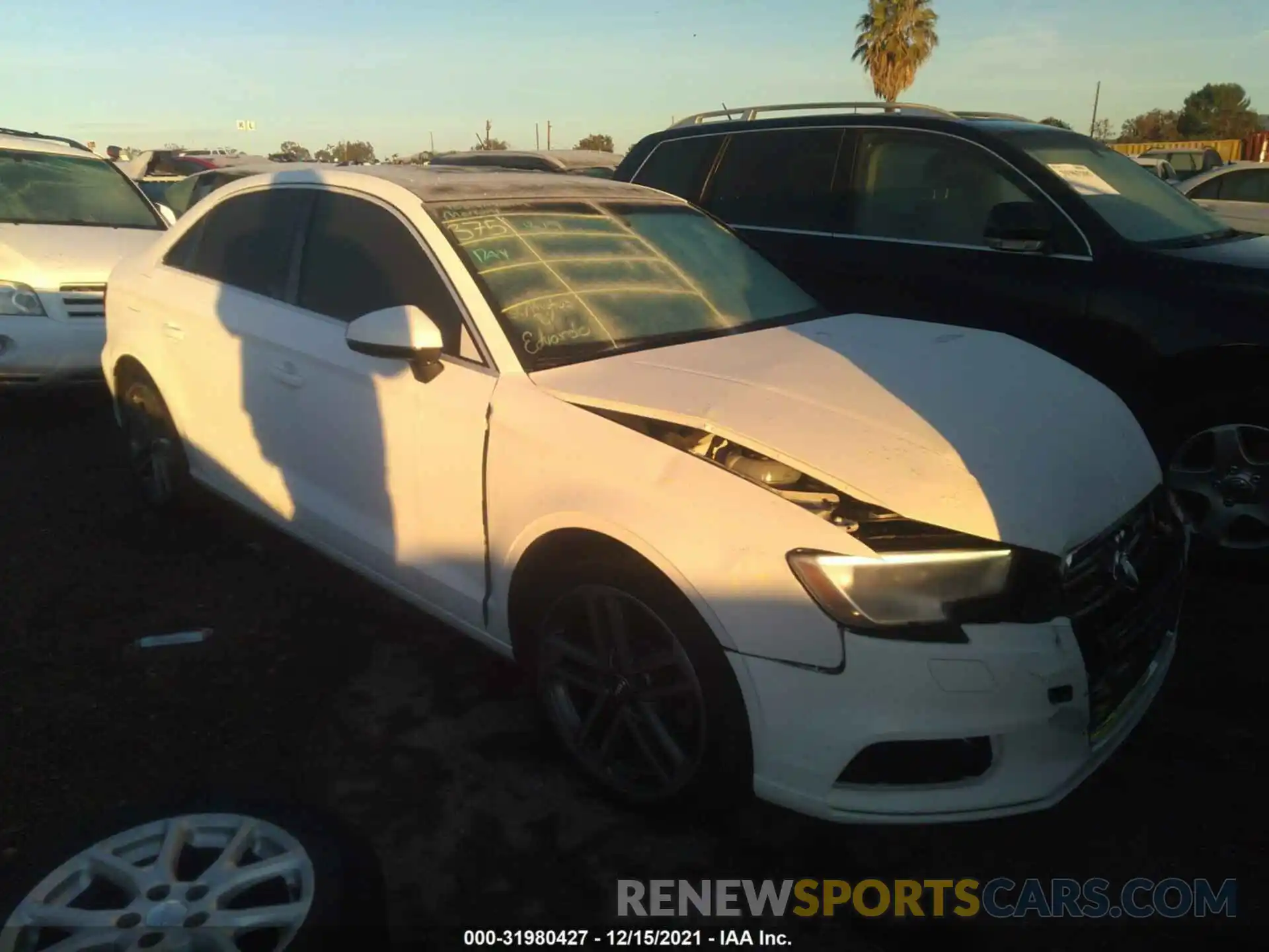 1 Photograph of a damaged car WAUAUGFF5K1014614 AUDI A3 SEDAN 2019