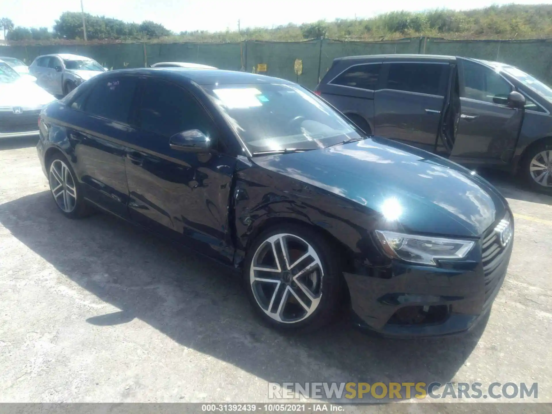 1 Photograph of a damaged car WAUAUGFF5KA081231 AUDI A3 SEDAN 2019